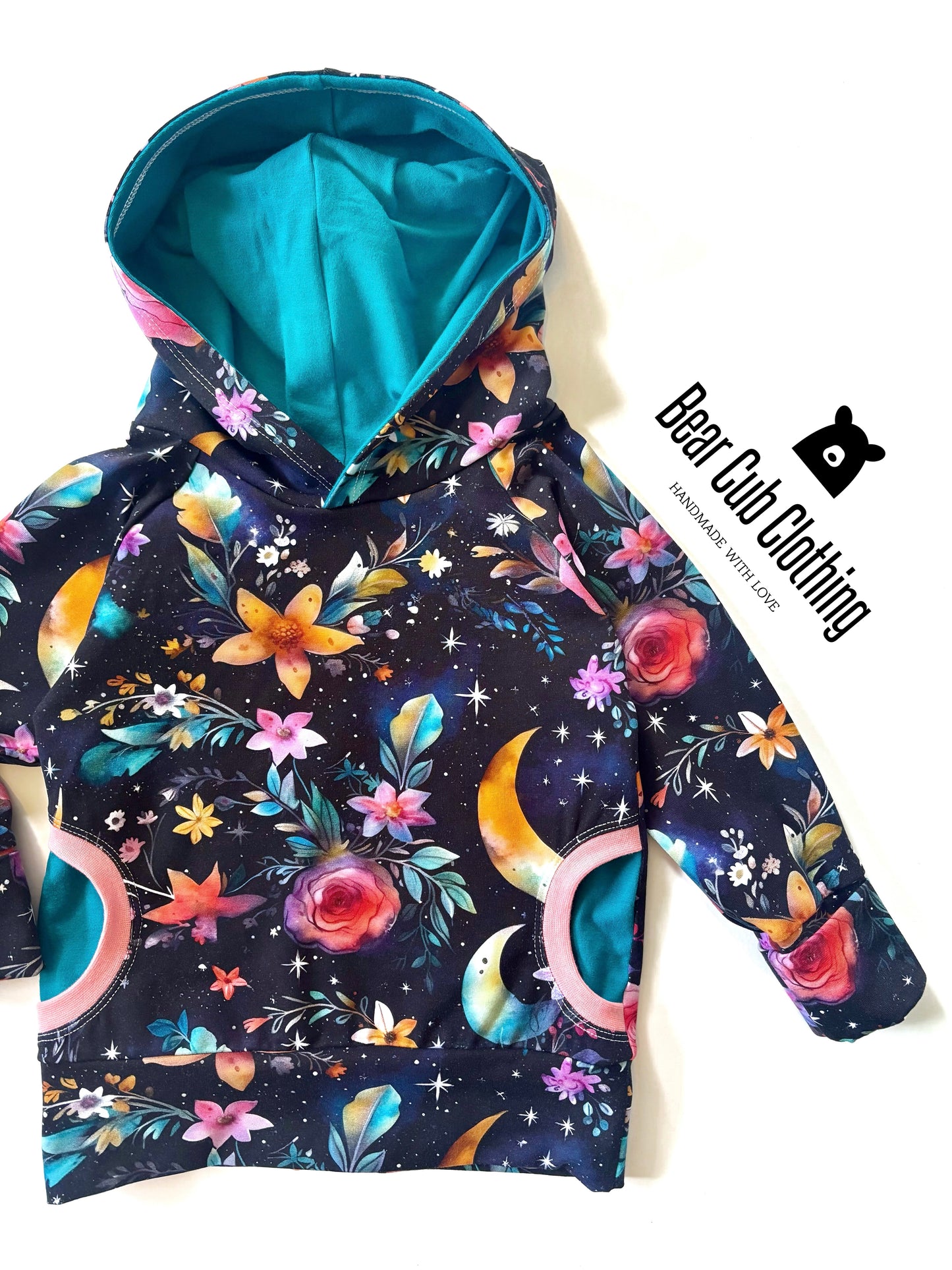 1-3 years Moon Garden Hoodie