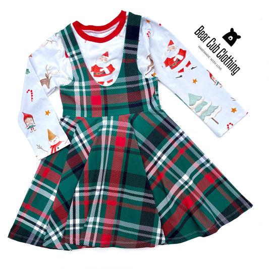 7 Christmas Tee & Pinafore Set