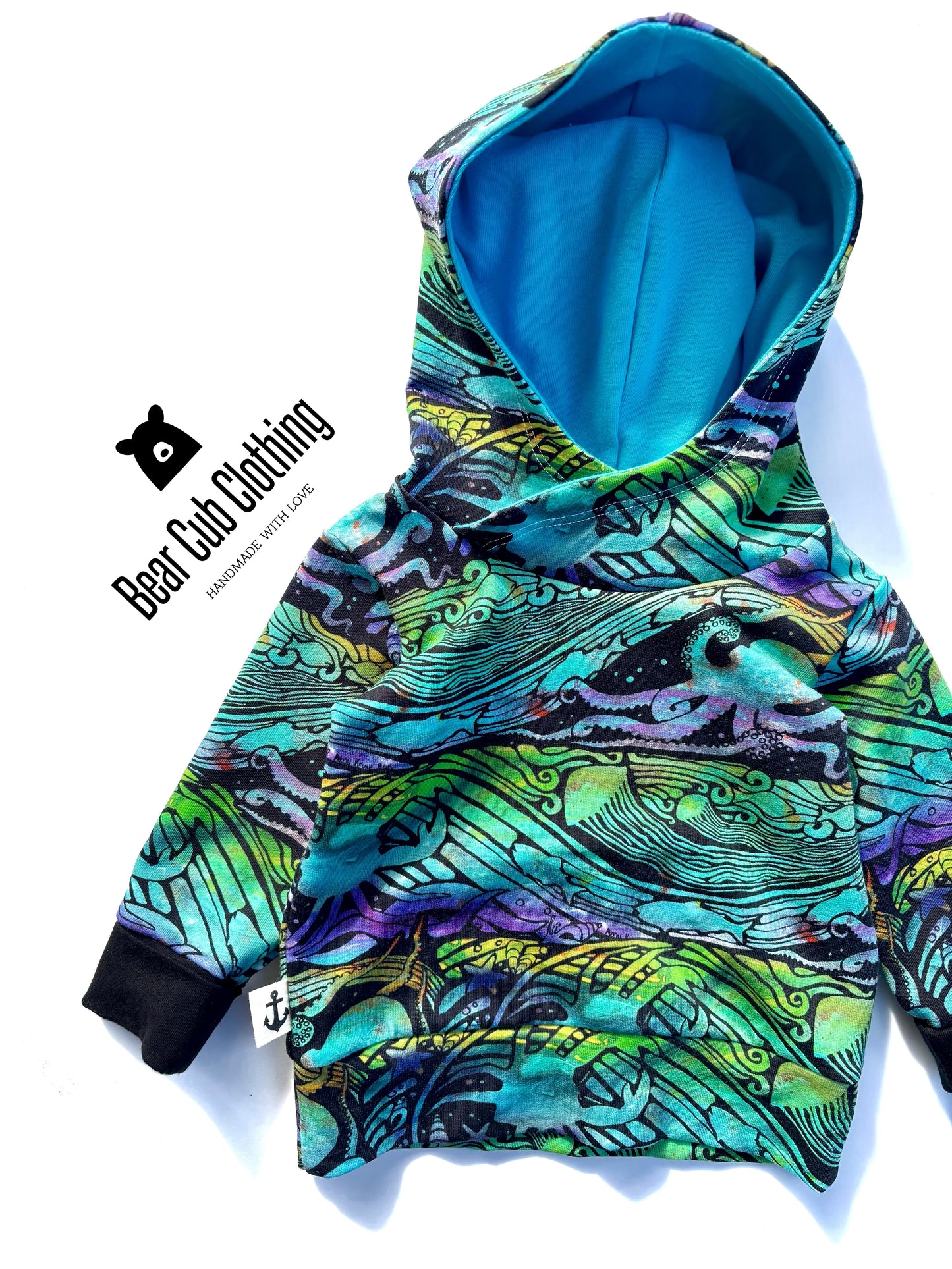 0-6 months Sea Life Hoodie
