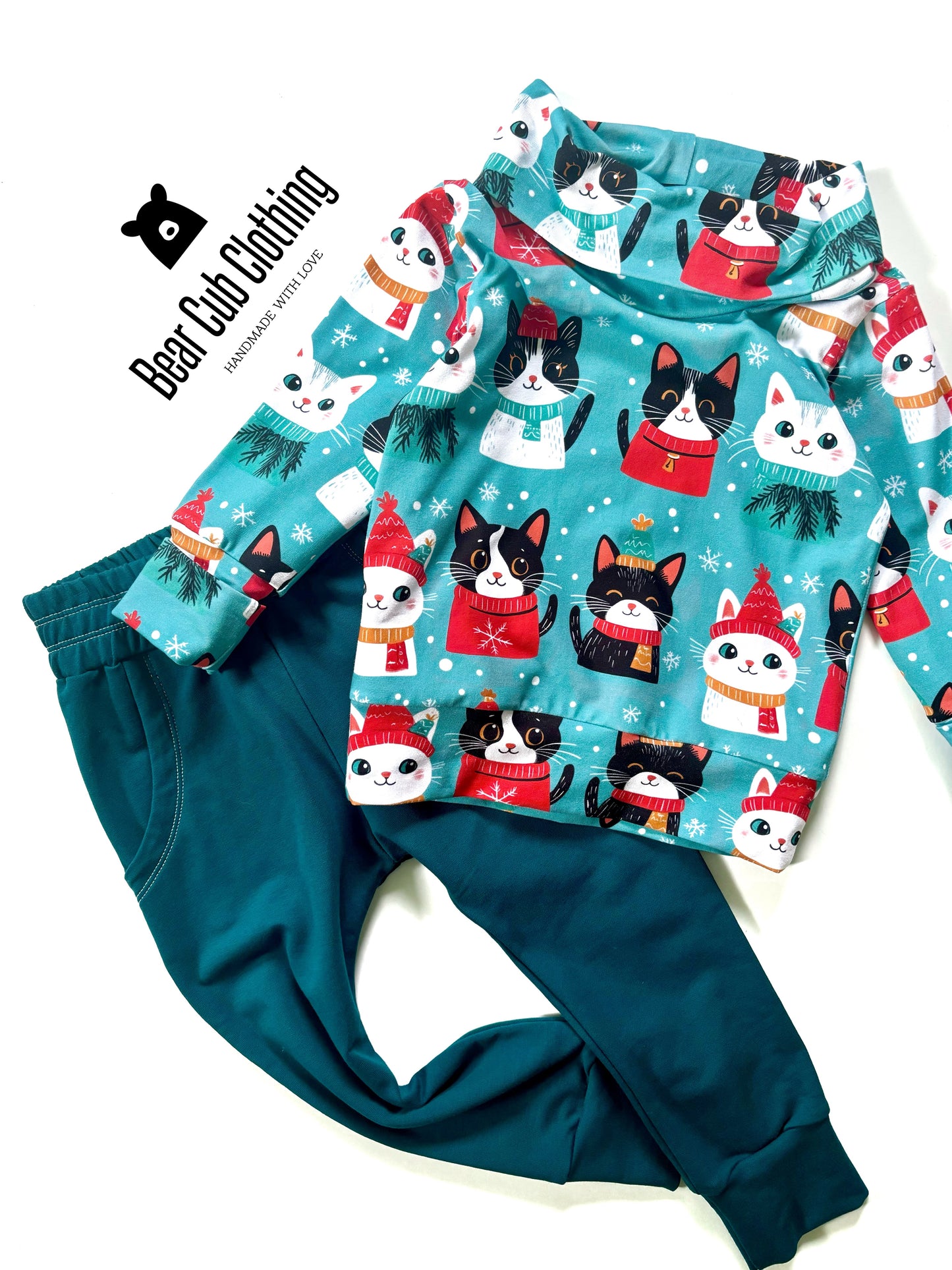 1-3 years Winter Cats Set