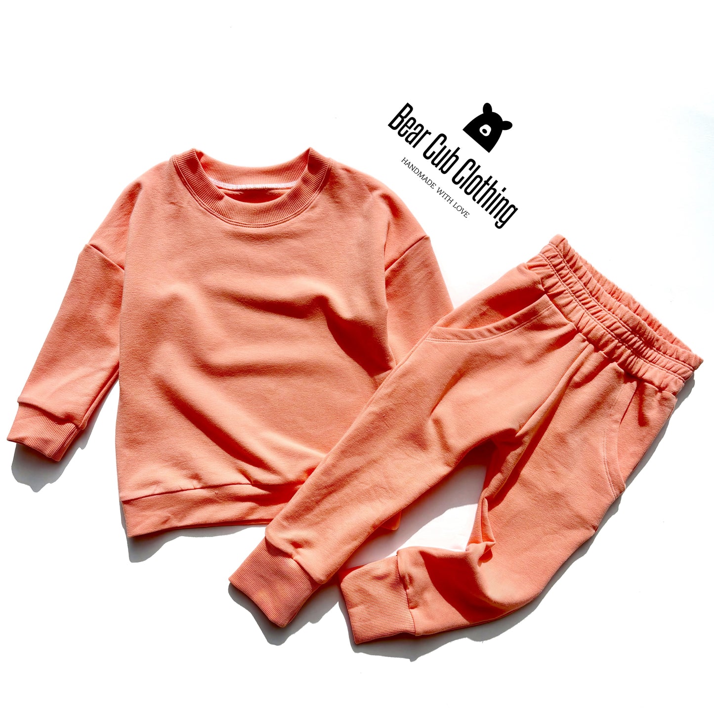 3t Electric Coral Pullover and Joggers Set