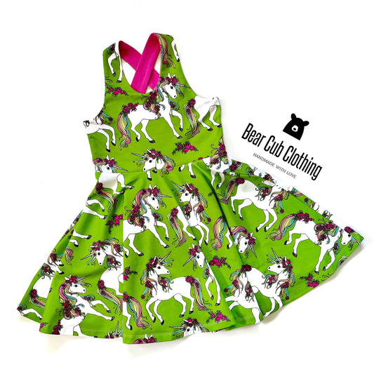2t Unicorn Dress