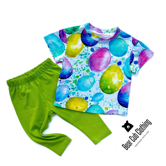 6-9 months Egg Tee & Play Pants