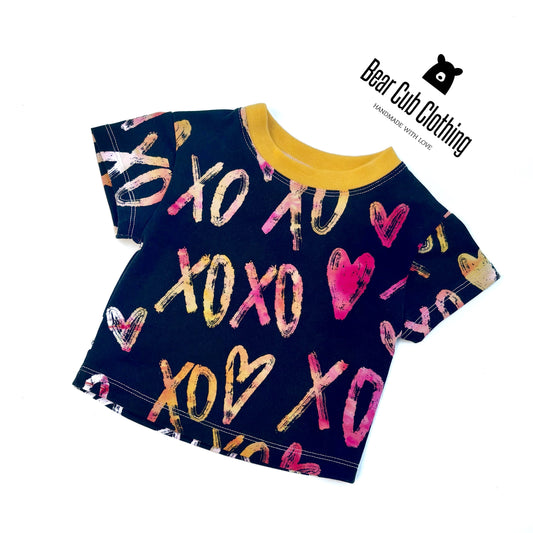 0-3 months XOXO Ice Dyed Tee