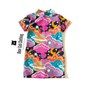 3t Mock Neck Space Dress