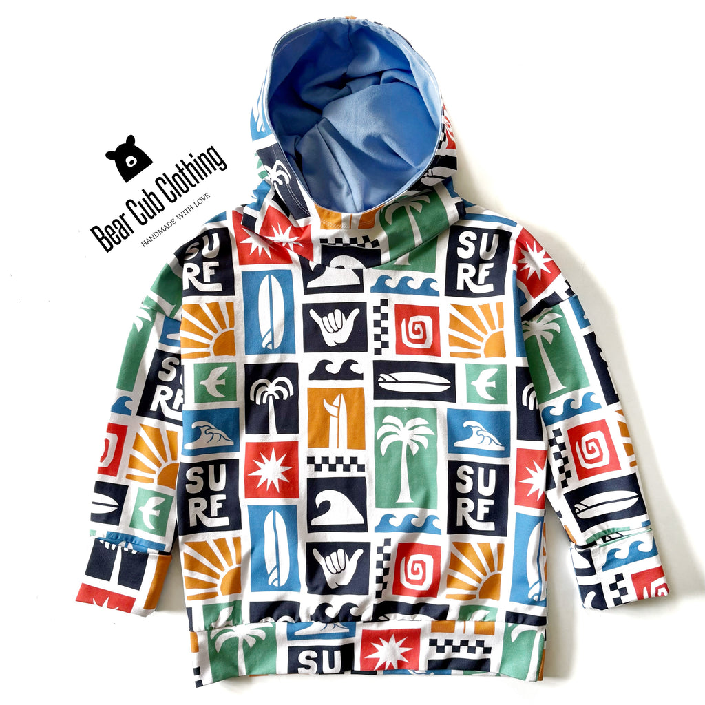 7-10 year Surf Hoodie