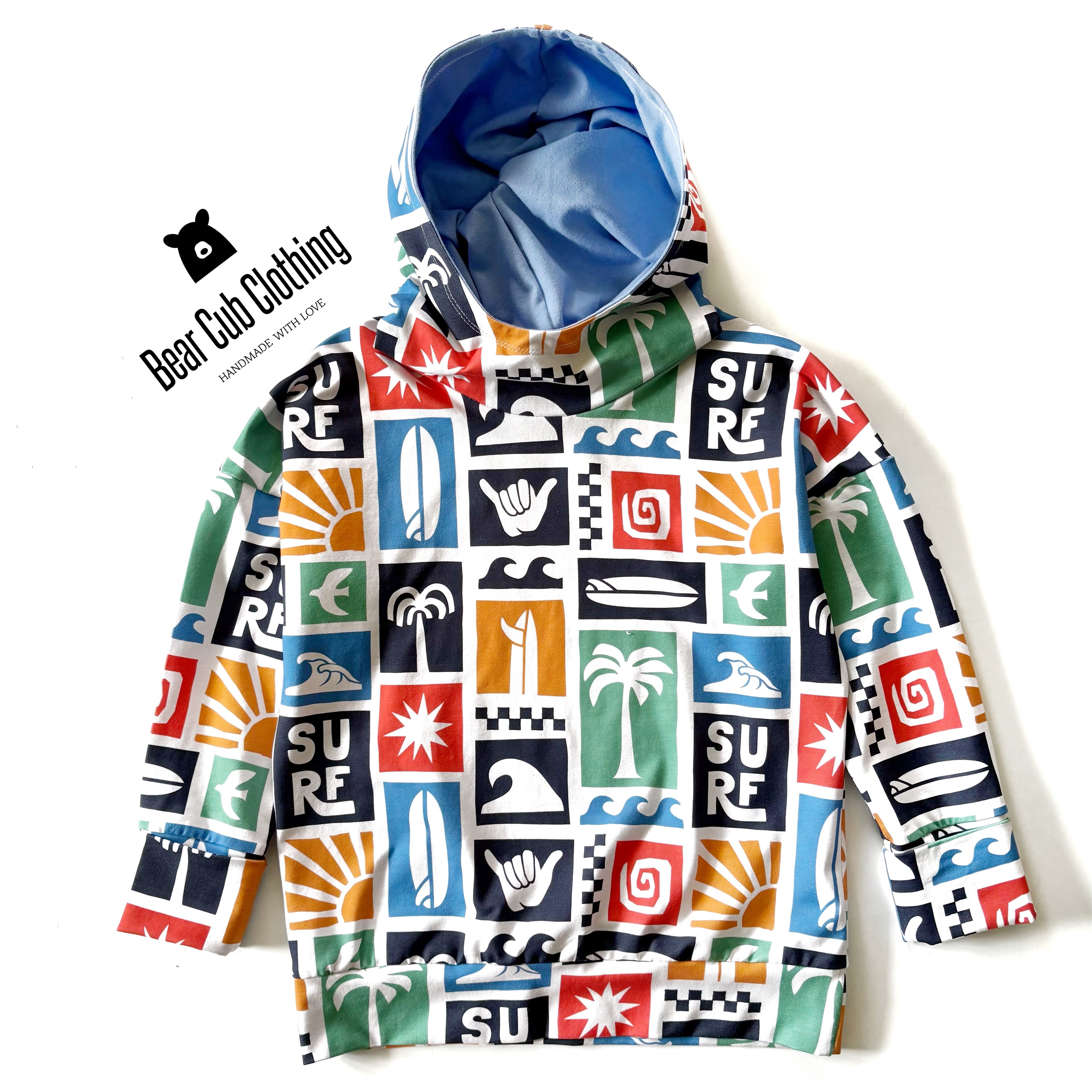 7-10 year Surf Hoodie