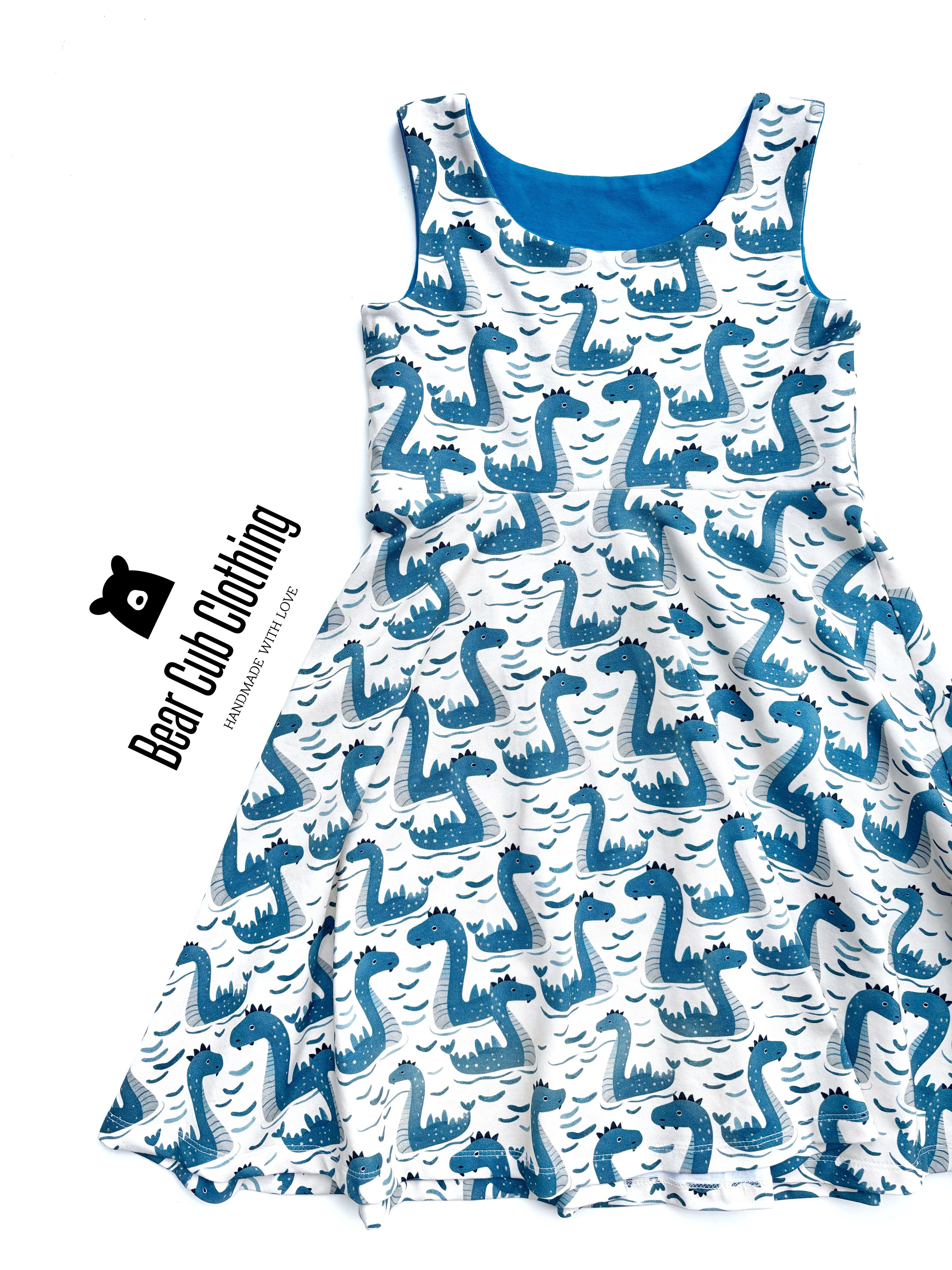 6-9y Lochness Monster Dress