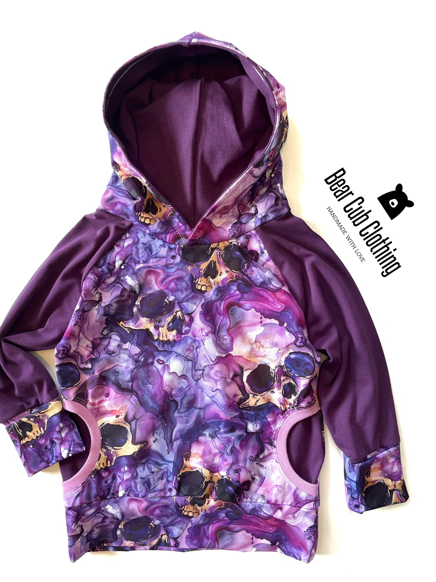 3-6 years Inky Skull Hoodie