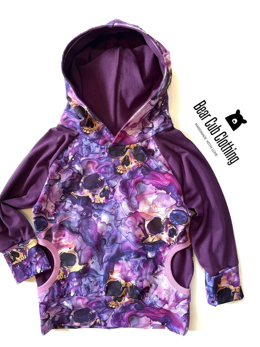 3-6 years Inky Skull Hoodie