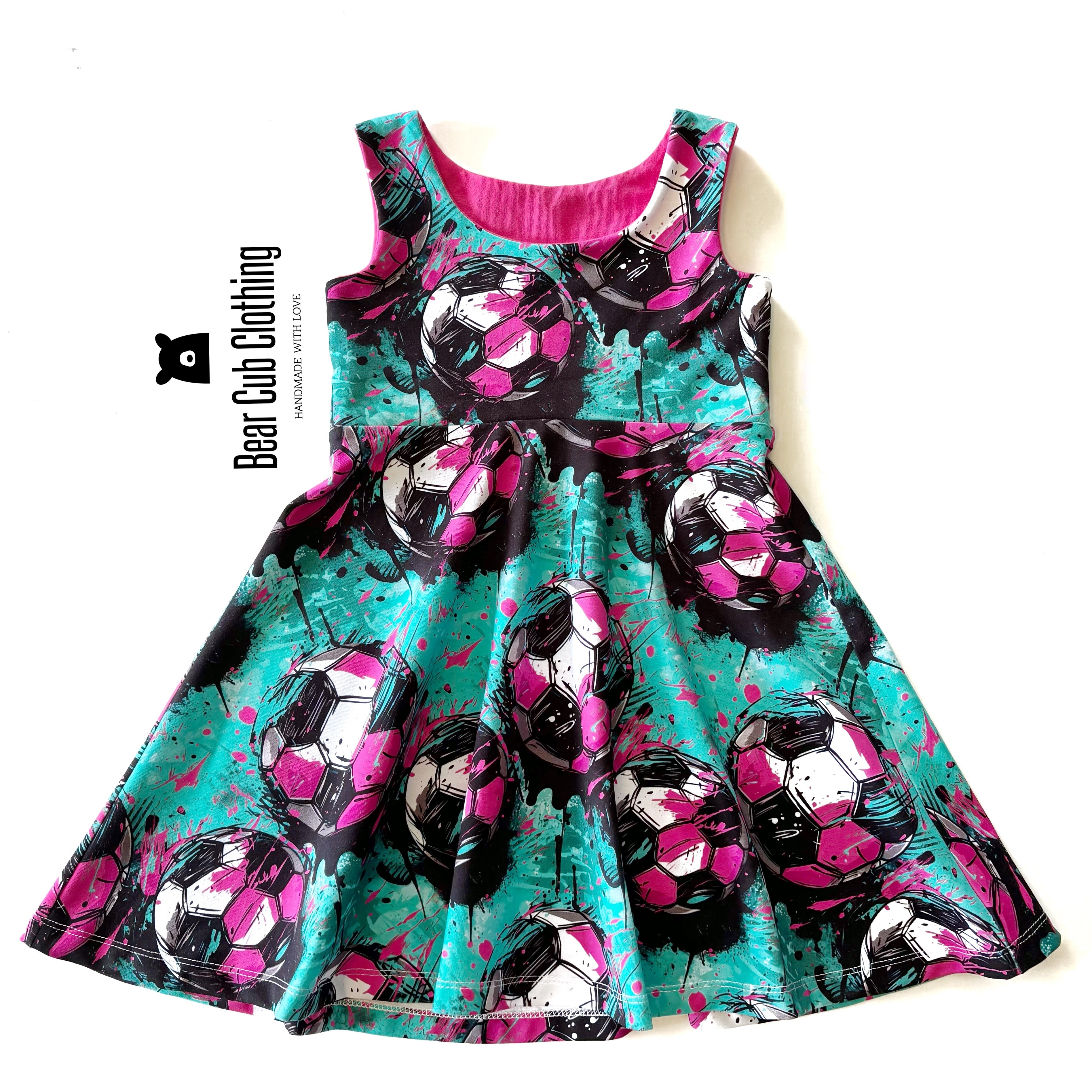 18 months-4 years Soccer Dress