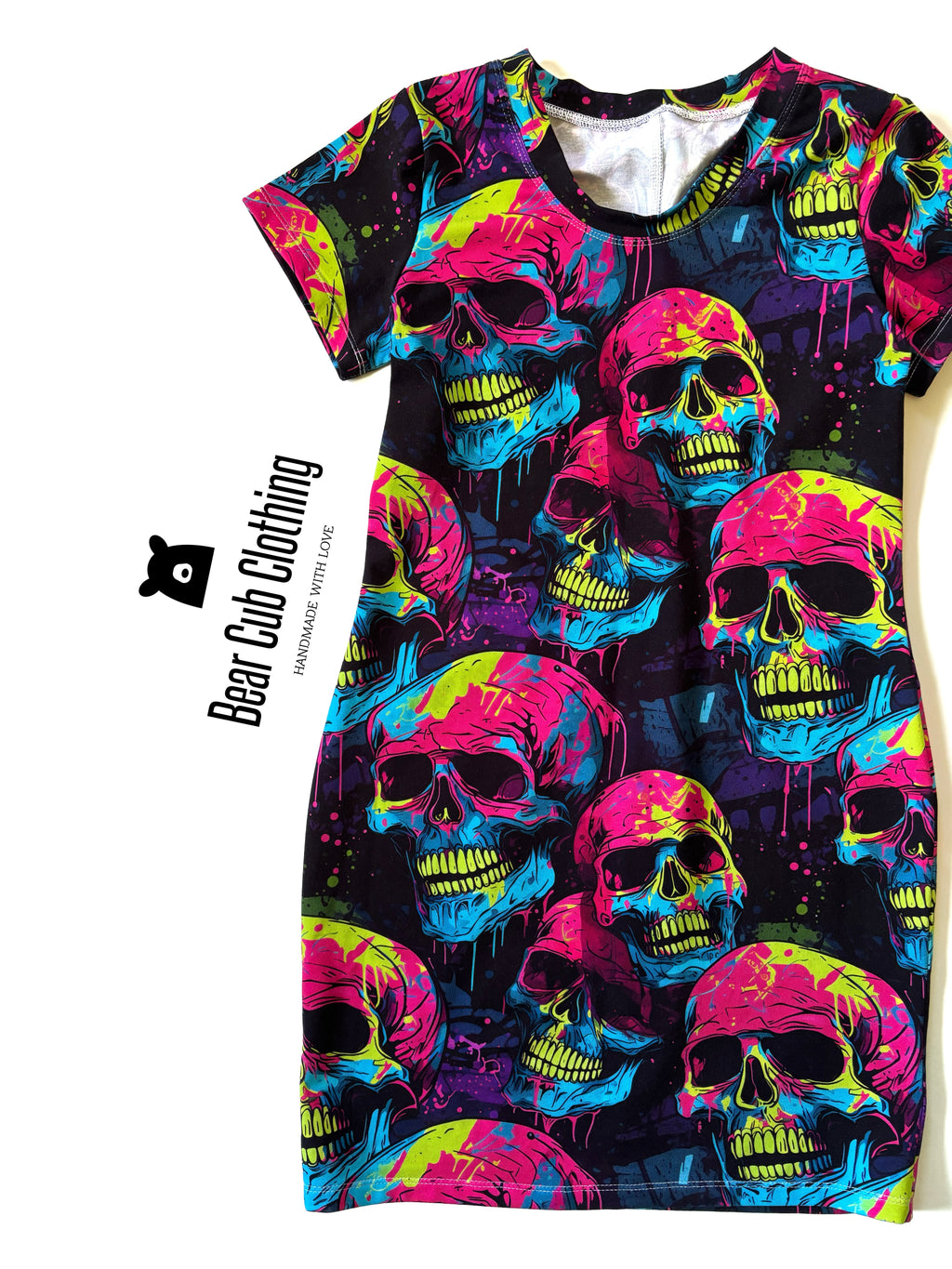 10 Neon Skull Dress