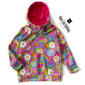 4-7 year Bright Retro Daisies Hoodie