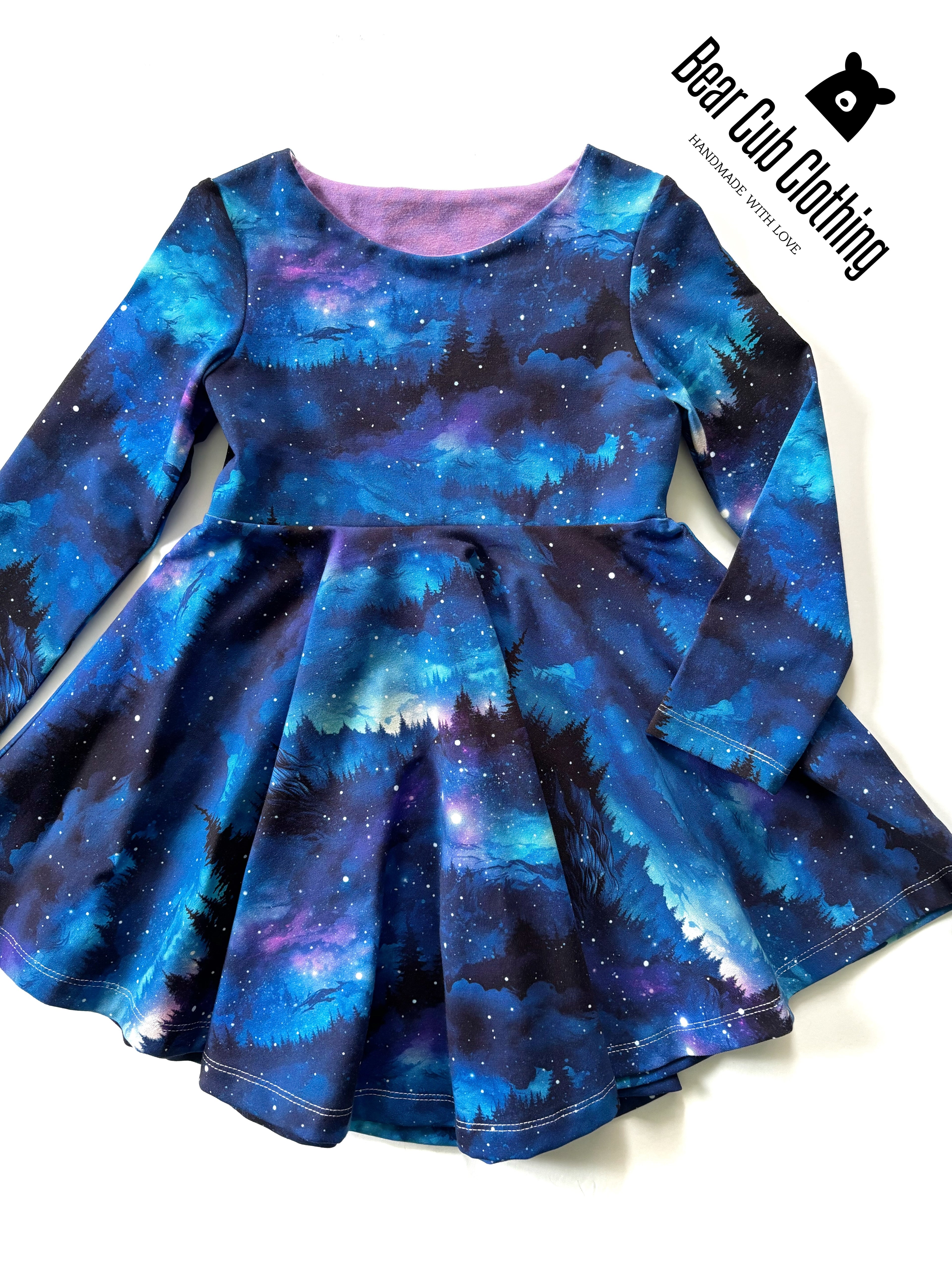 4t Galaxy Forest Dress
