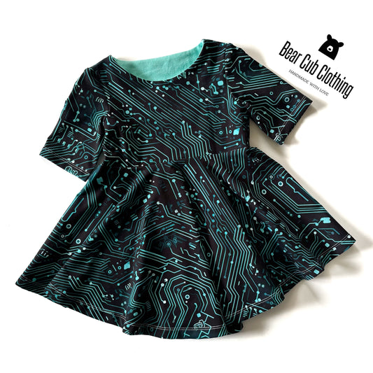 2t Circuit Board Dress