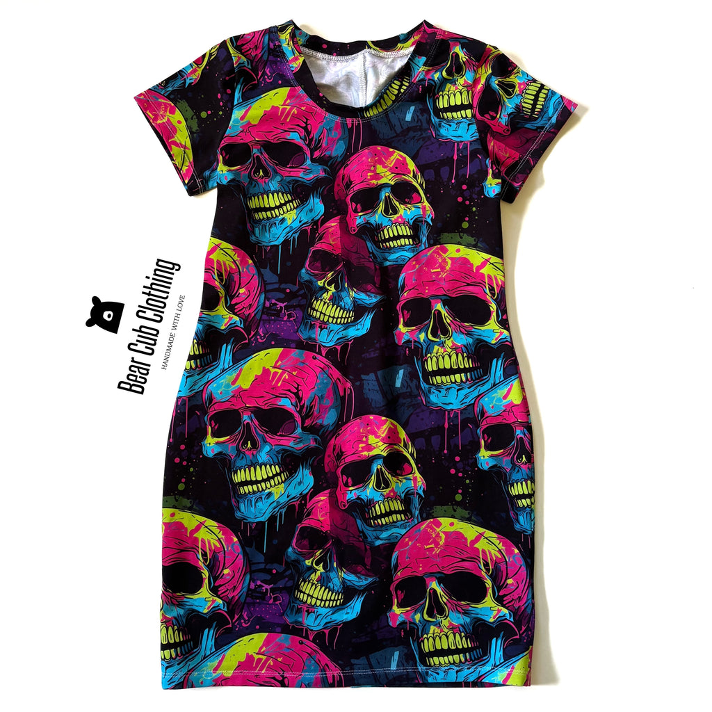 10 Neon Skull Dress