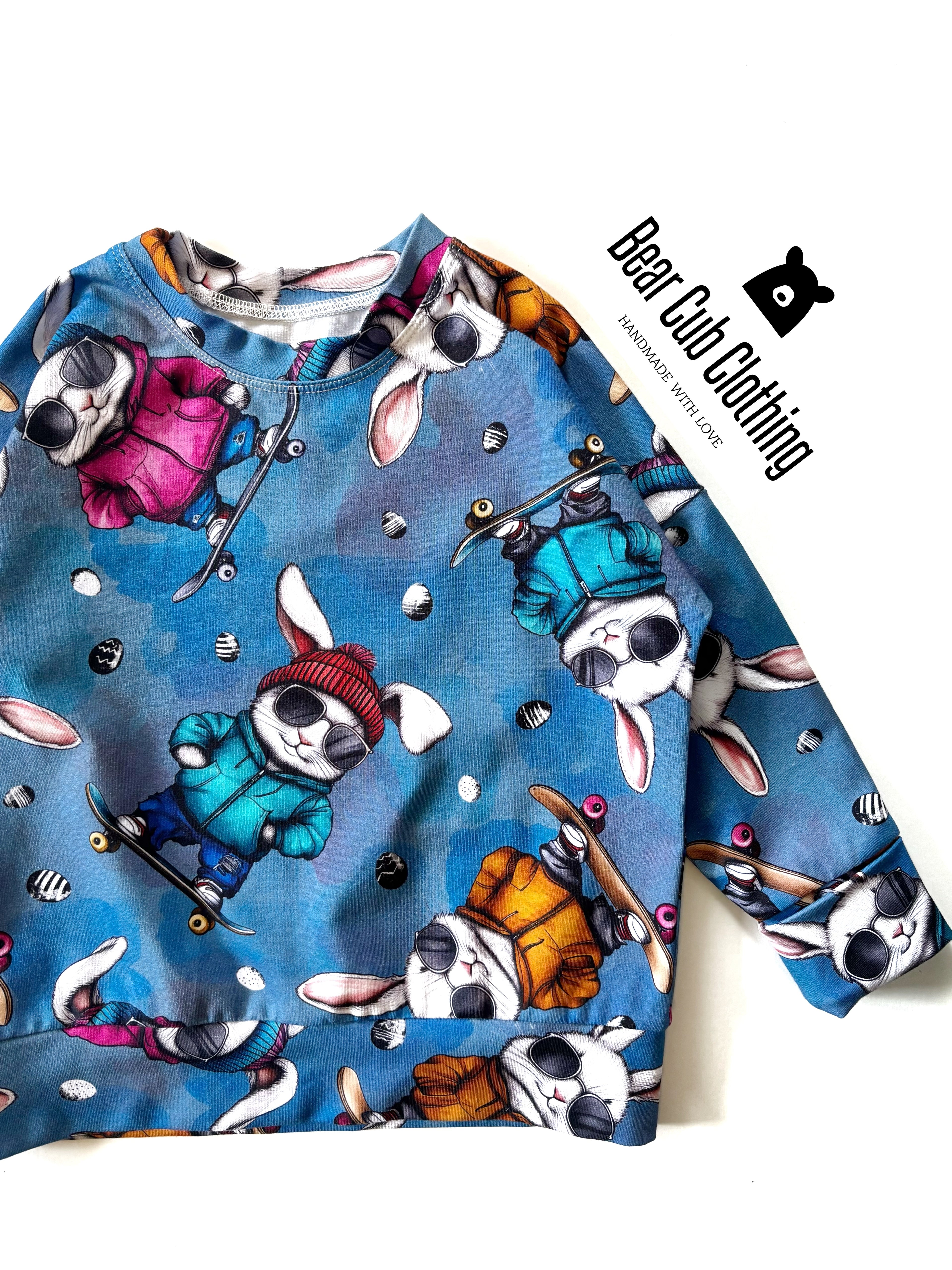 1-3 year Skater Bunny Pullover