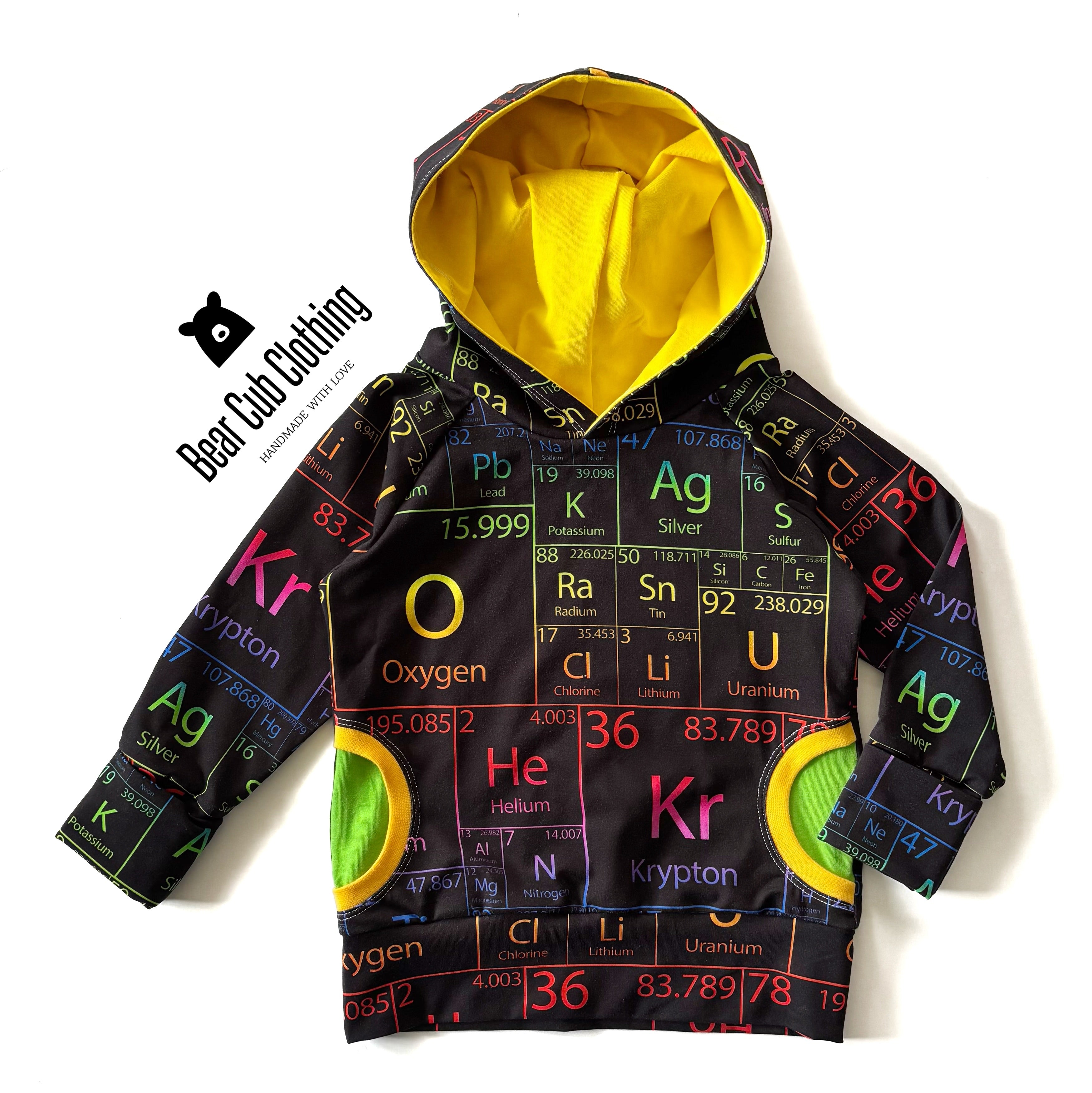 18months-4years Periodic Table Hoodie