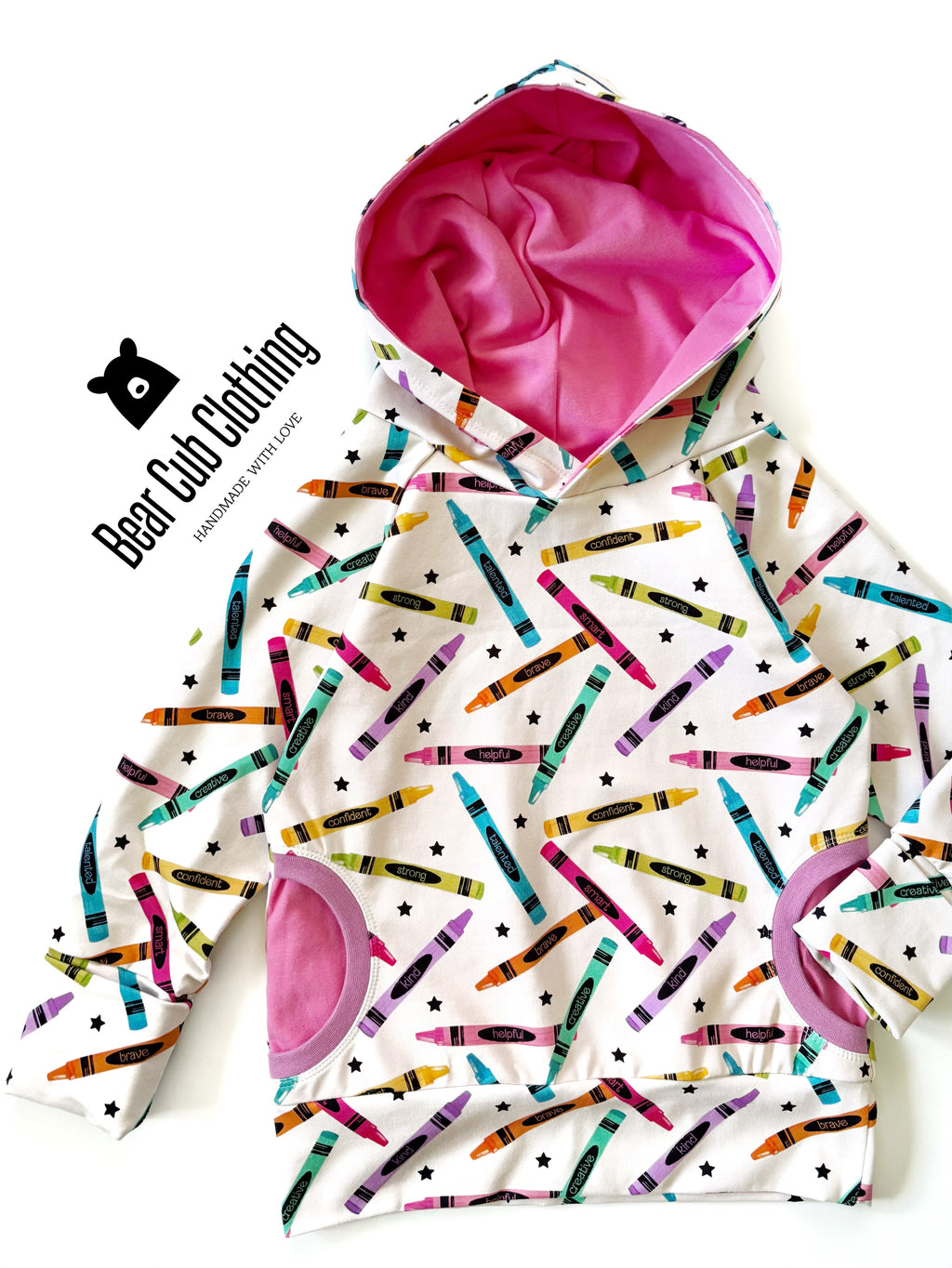 3-6 year Pastel Crayon Hoodie