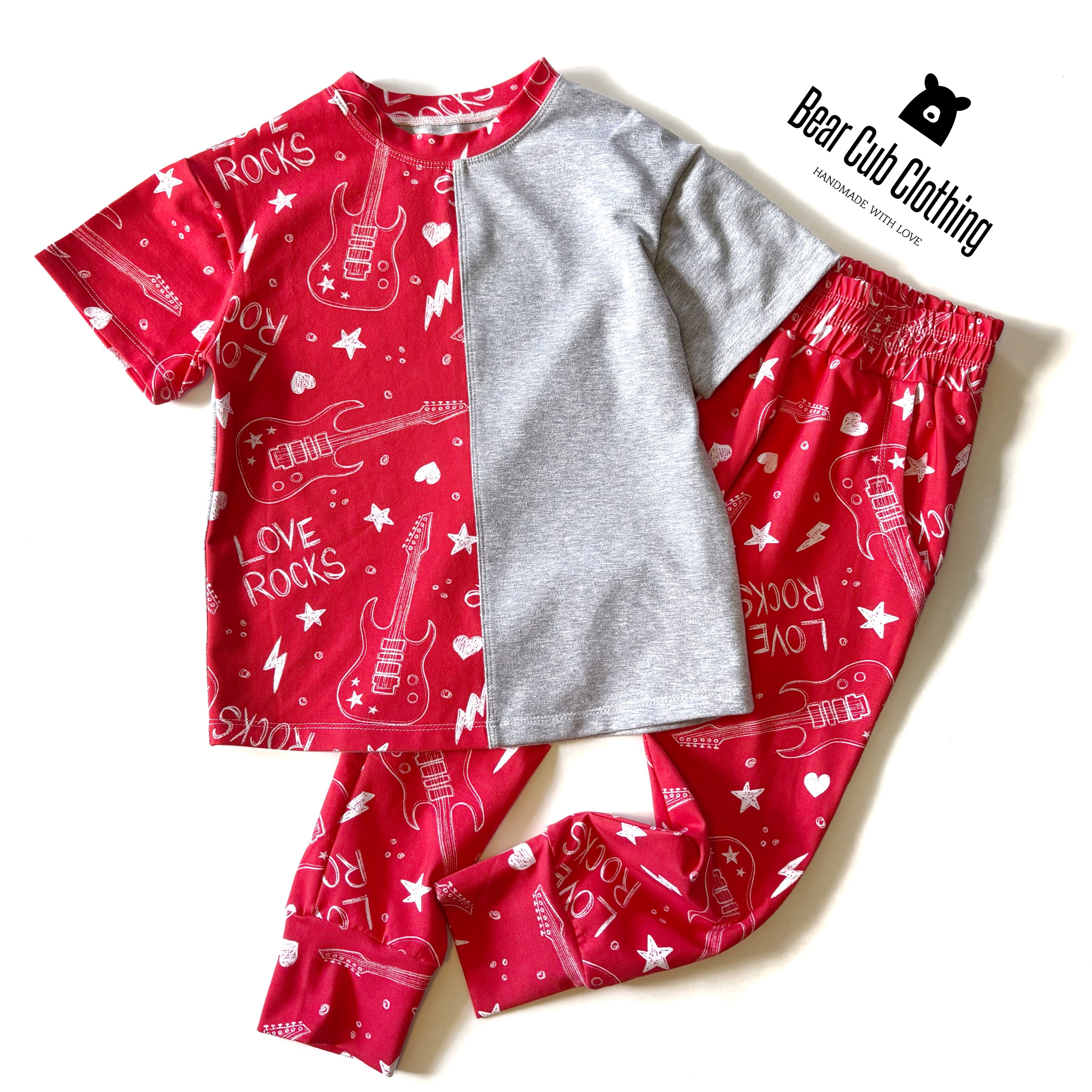 5t Love Rocks Tee & Joggers Set