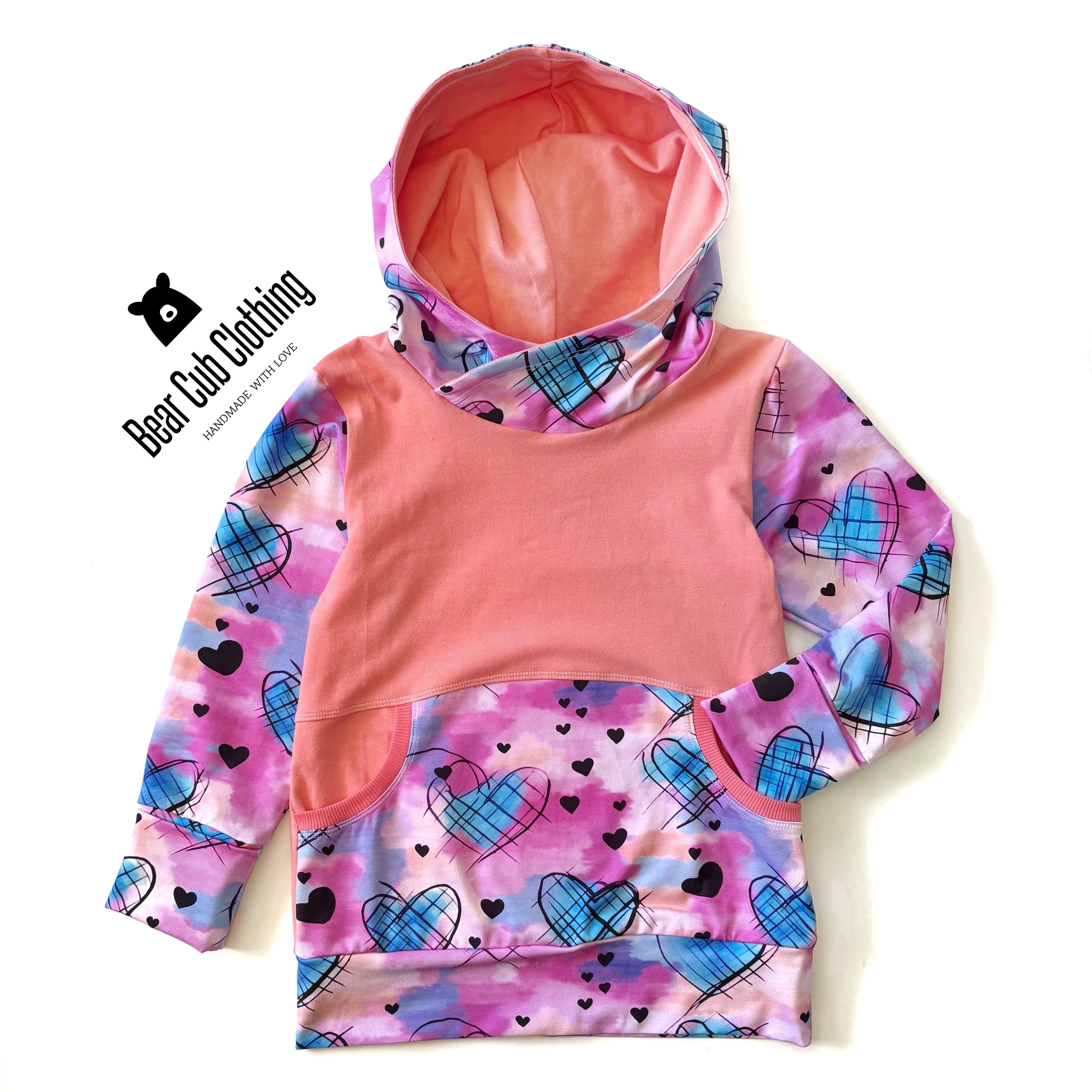 6-9y Heart Hoodie