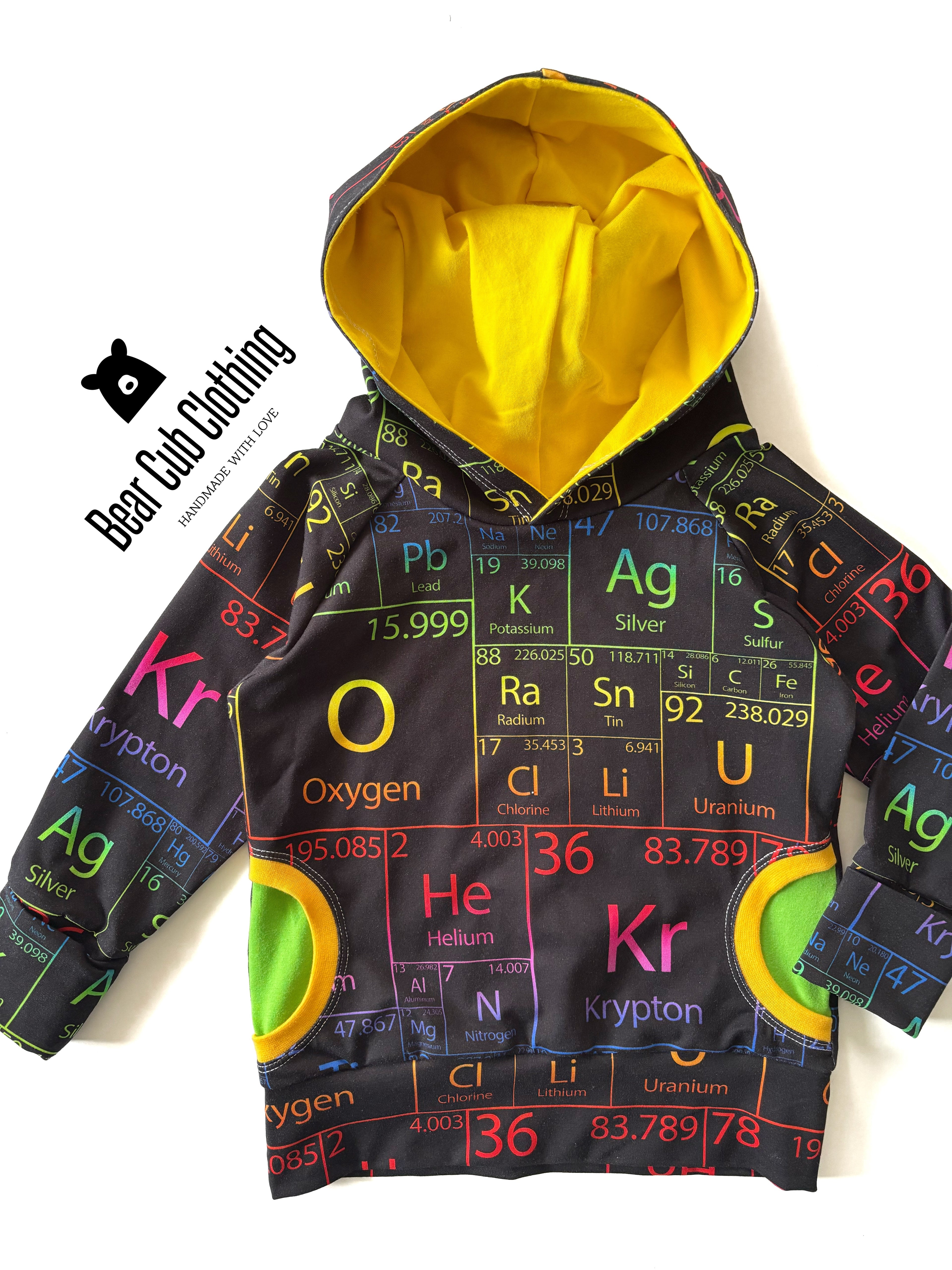 18months-4years Periodic Table Hoodie