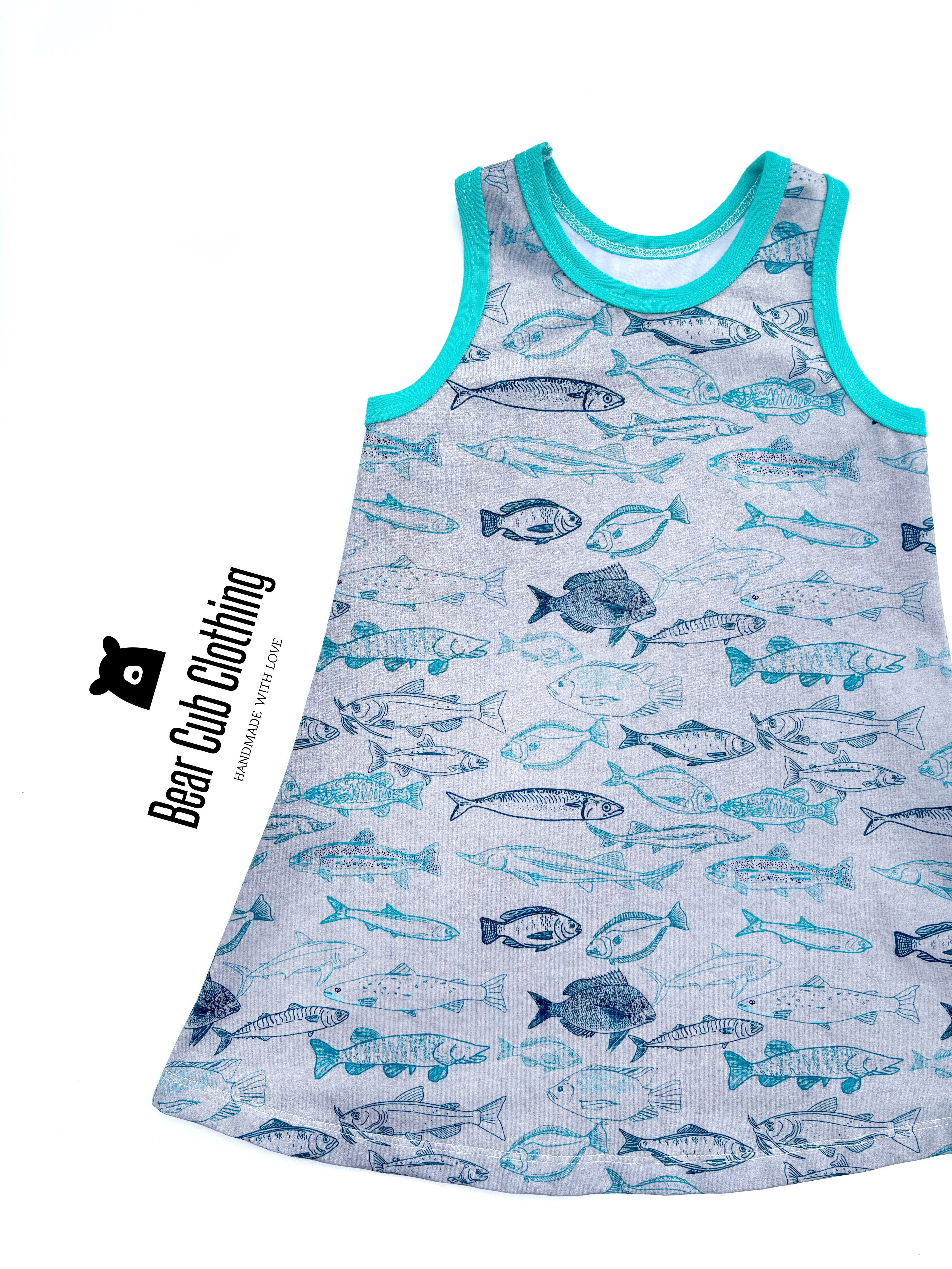 2t Fish Racerback Dress