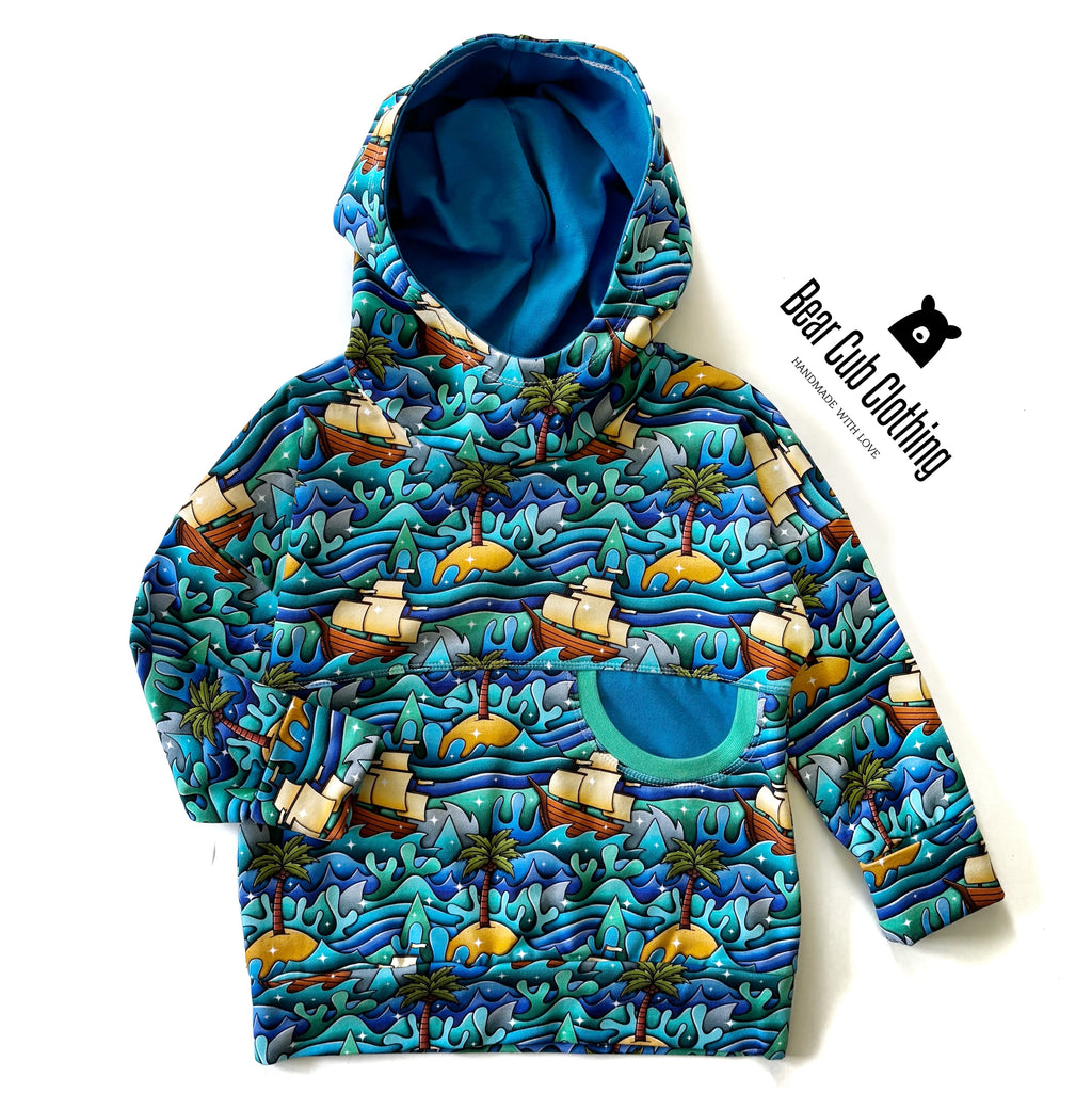 18mo-4y Pirate Ship Hoodie