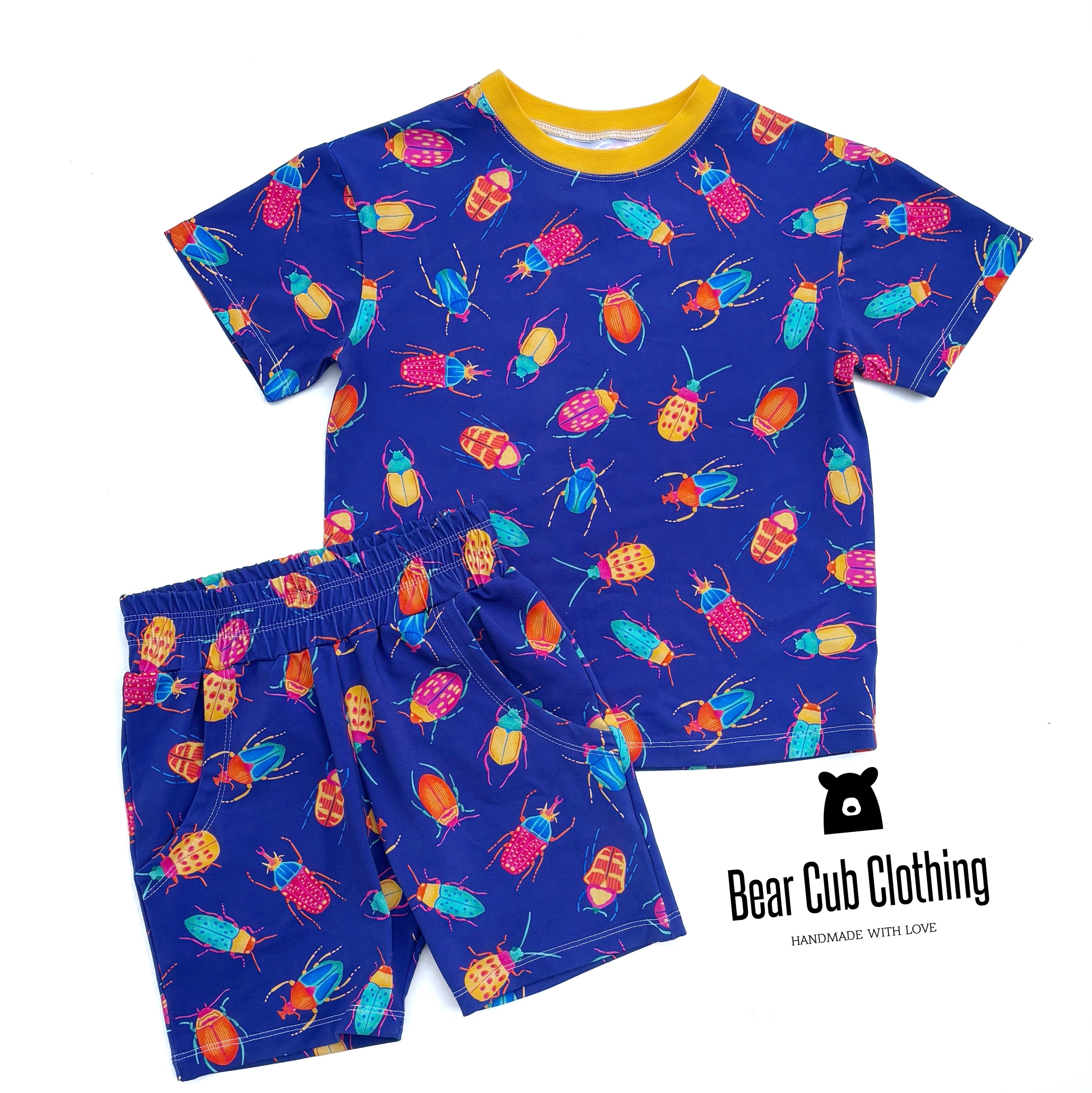 6/7 Beetle Tee & Shorts Set