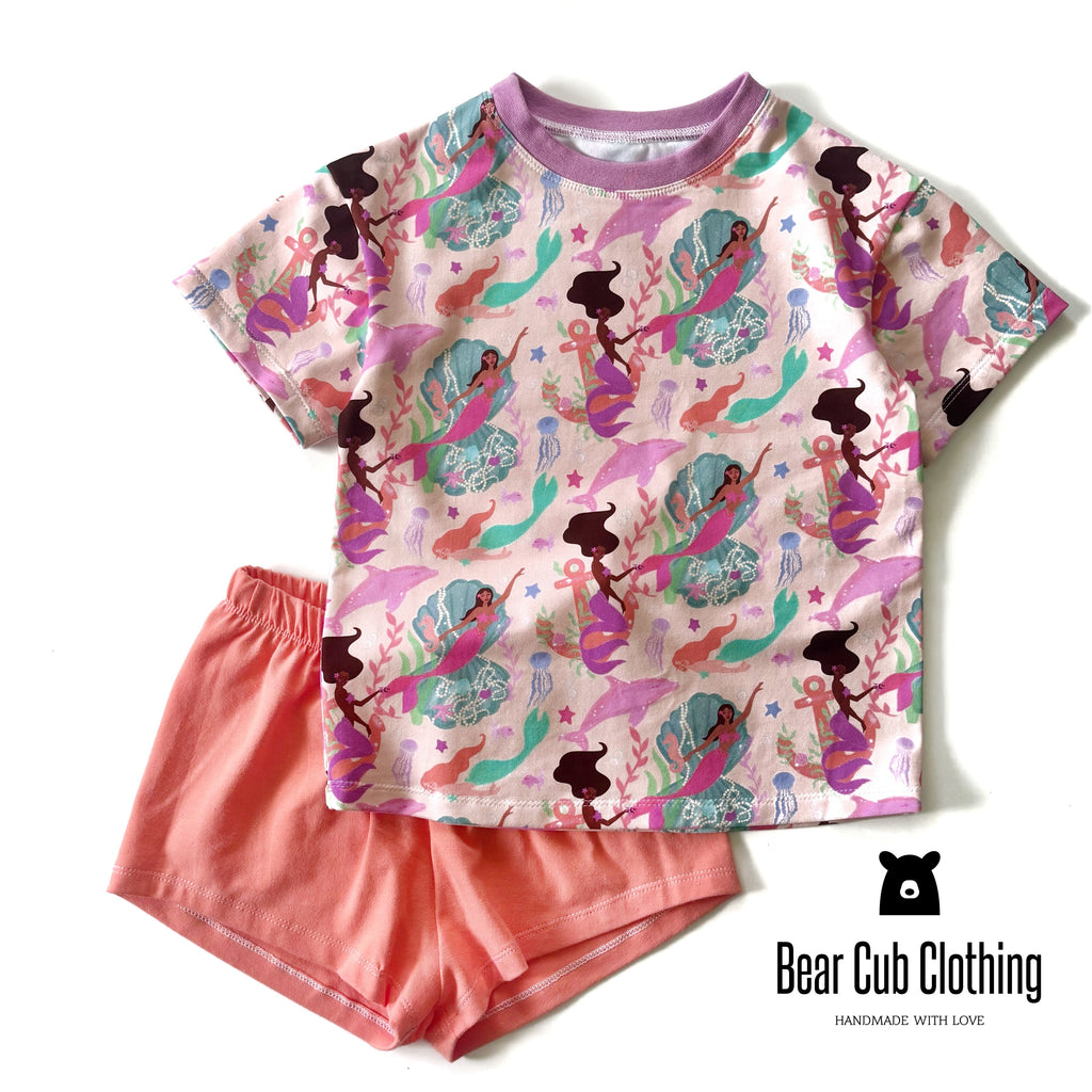 5t Mermaid Tee & Breezy Shorts