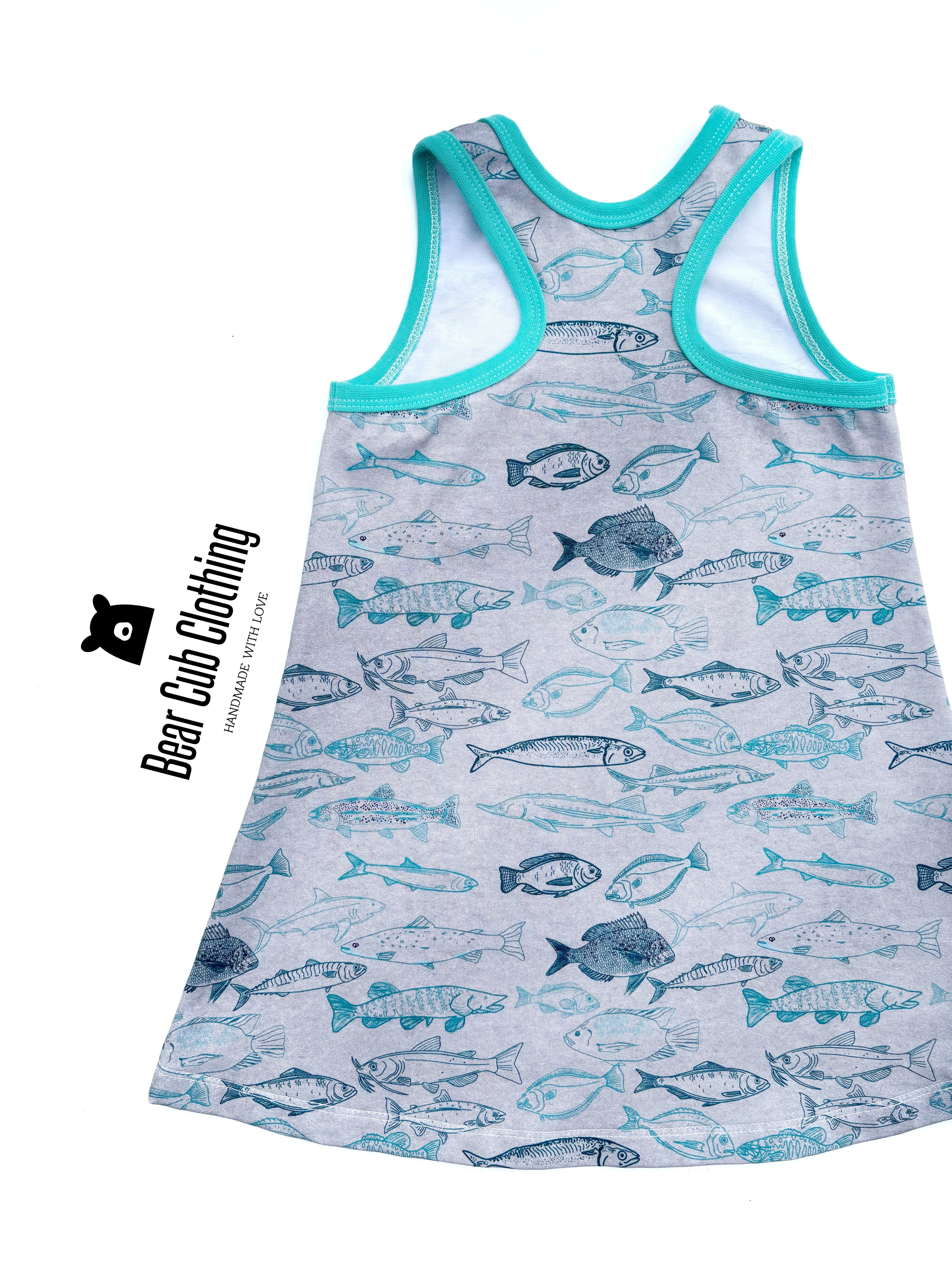 2t Fish Racerback Dress