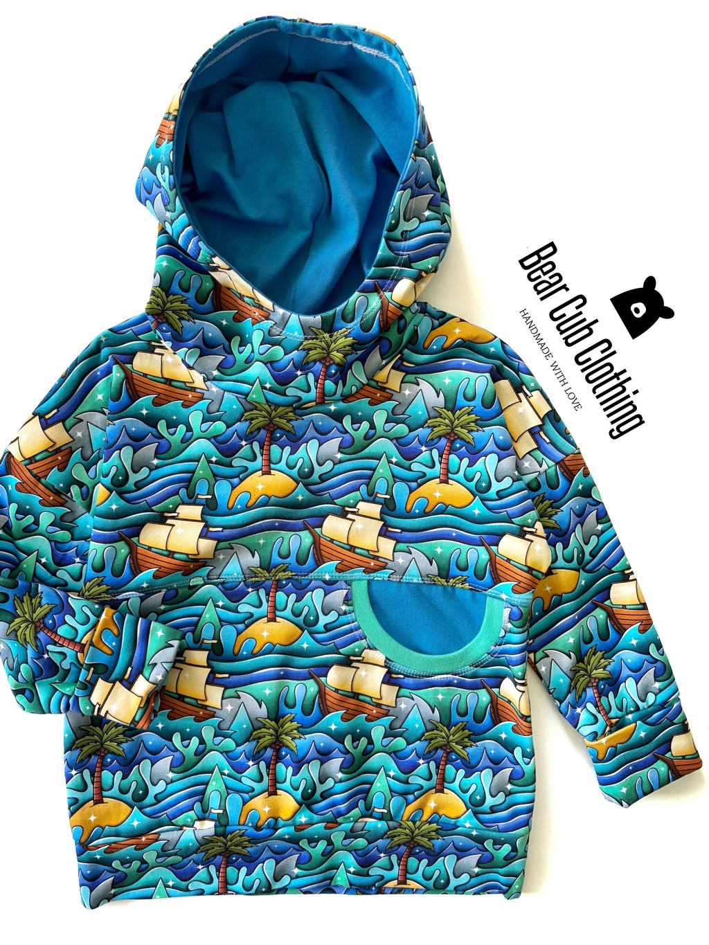 18mo-4y Pirate Ship Hoodie