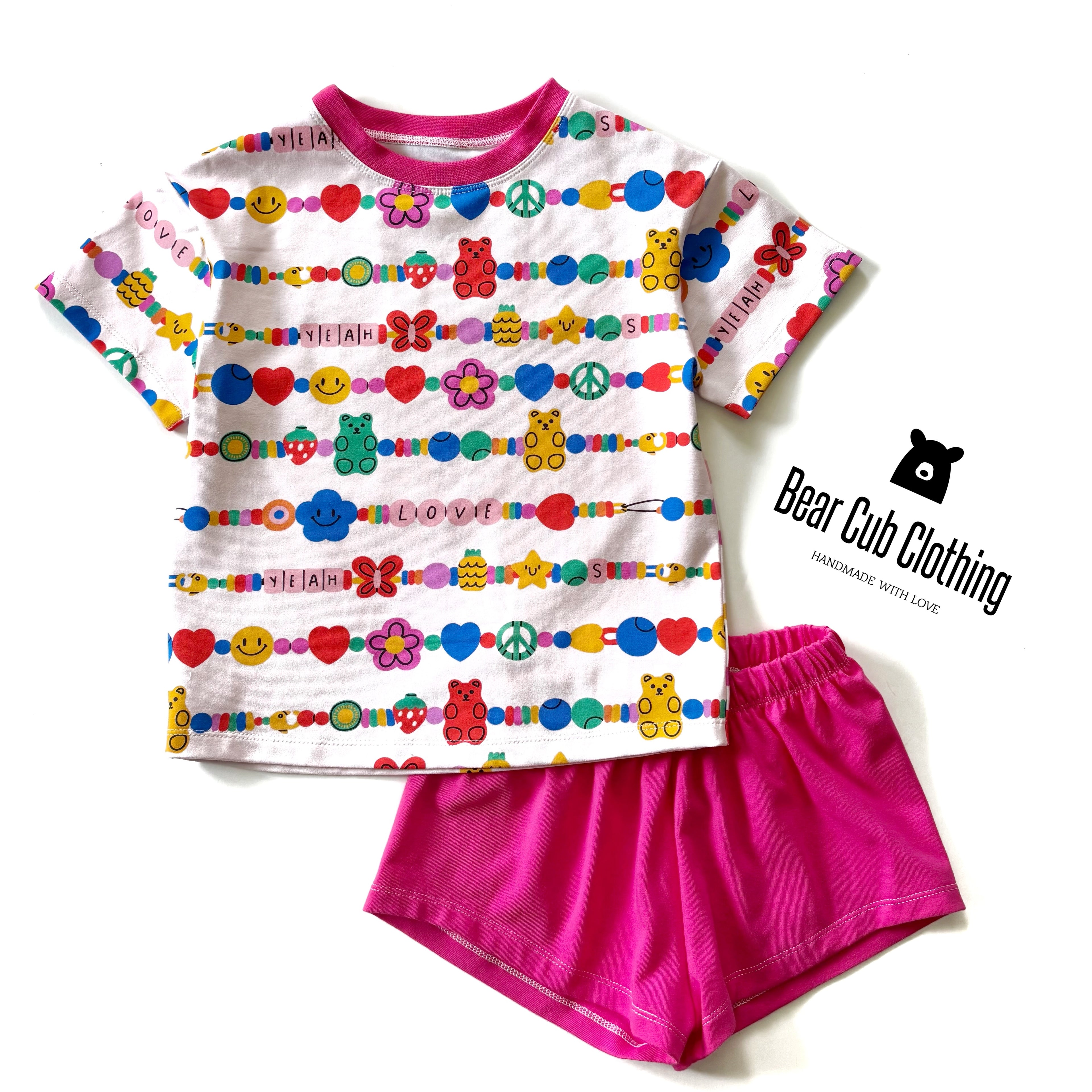 4t Friendship Bracelet Tee & Shorts Set