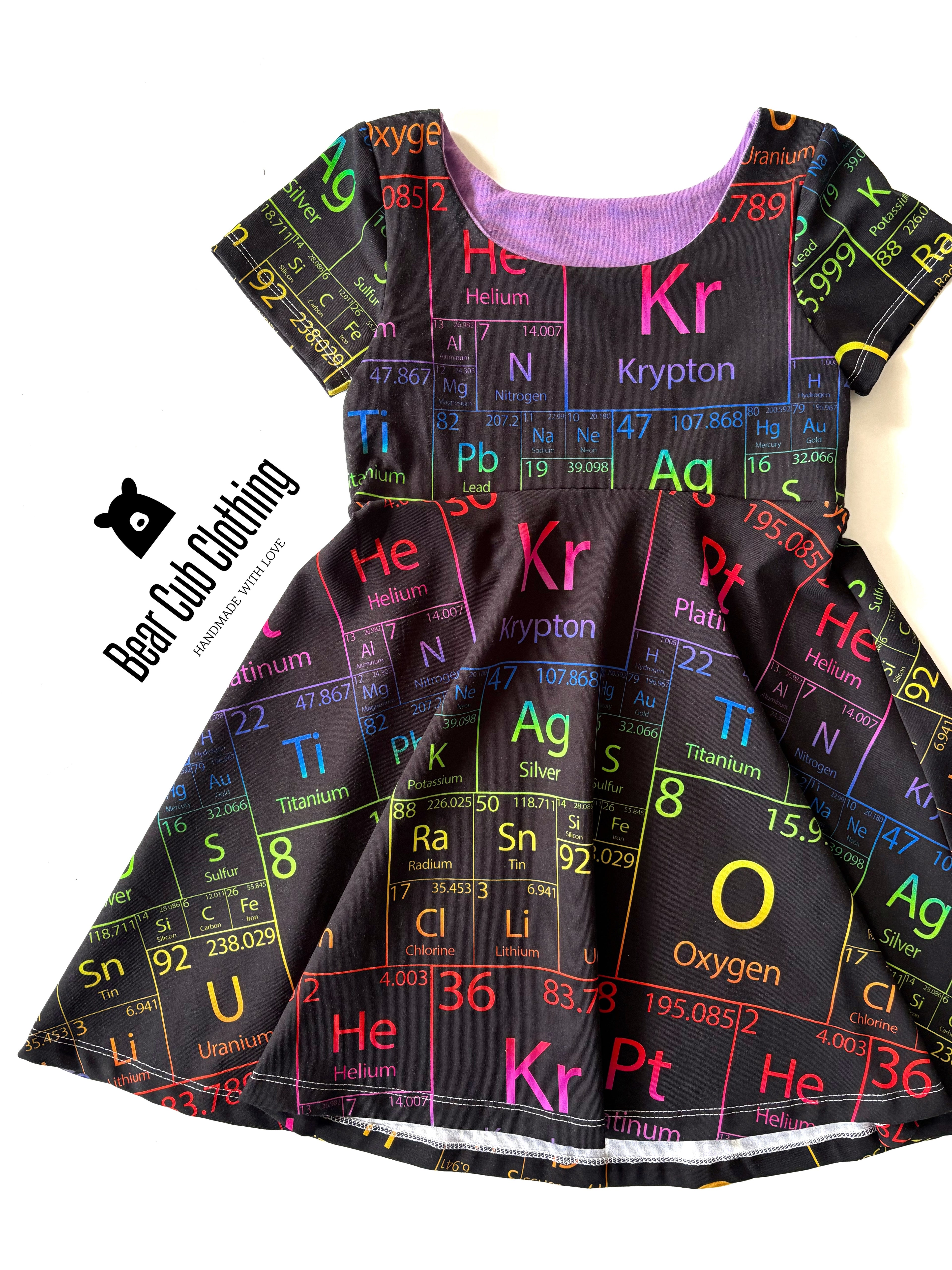 3-6 years Periodic Table Dress