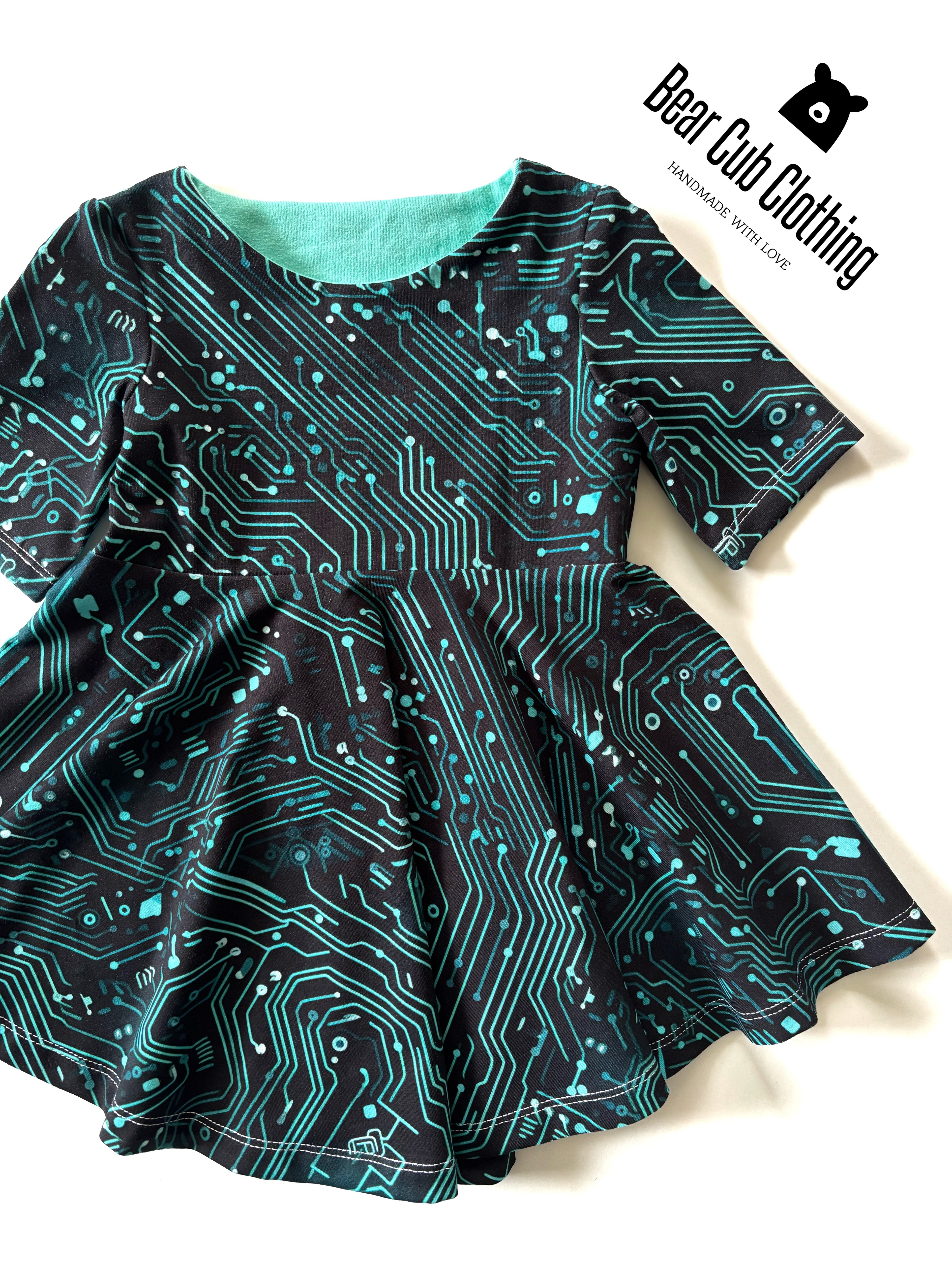 2t Circuit Board Dress