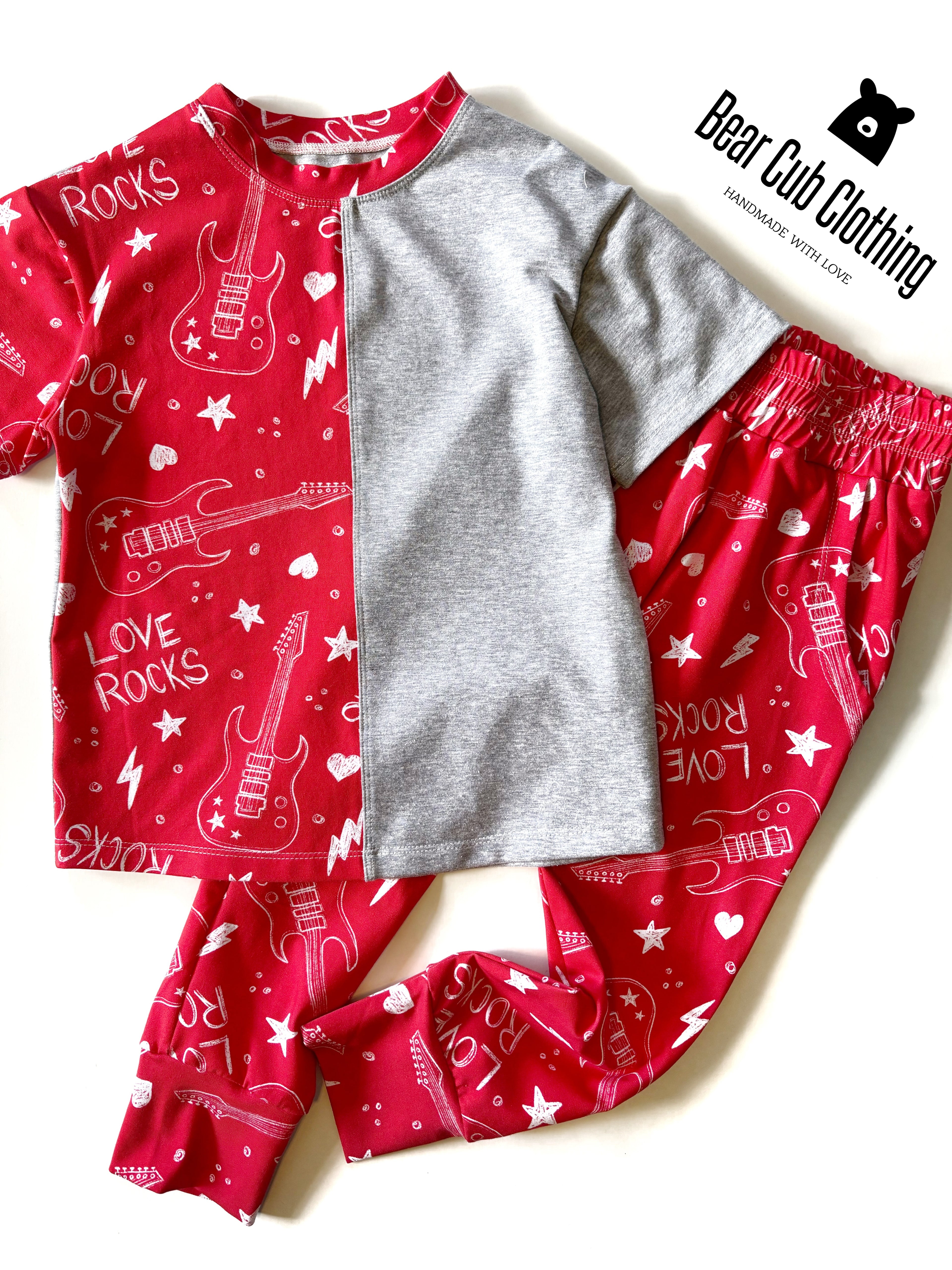 5t Love Rocks Tee & Joggers Set