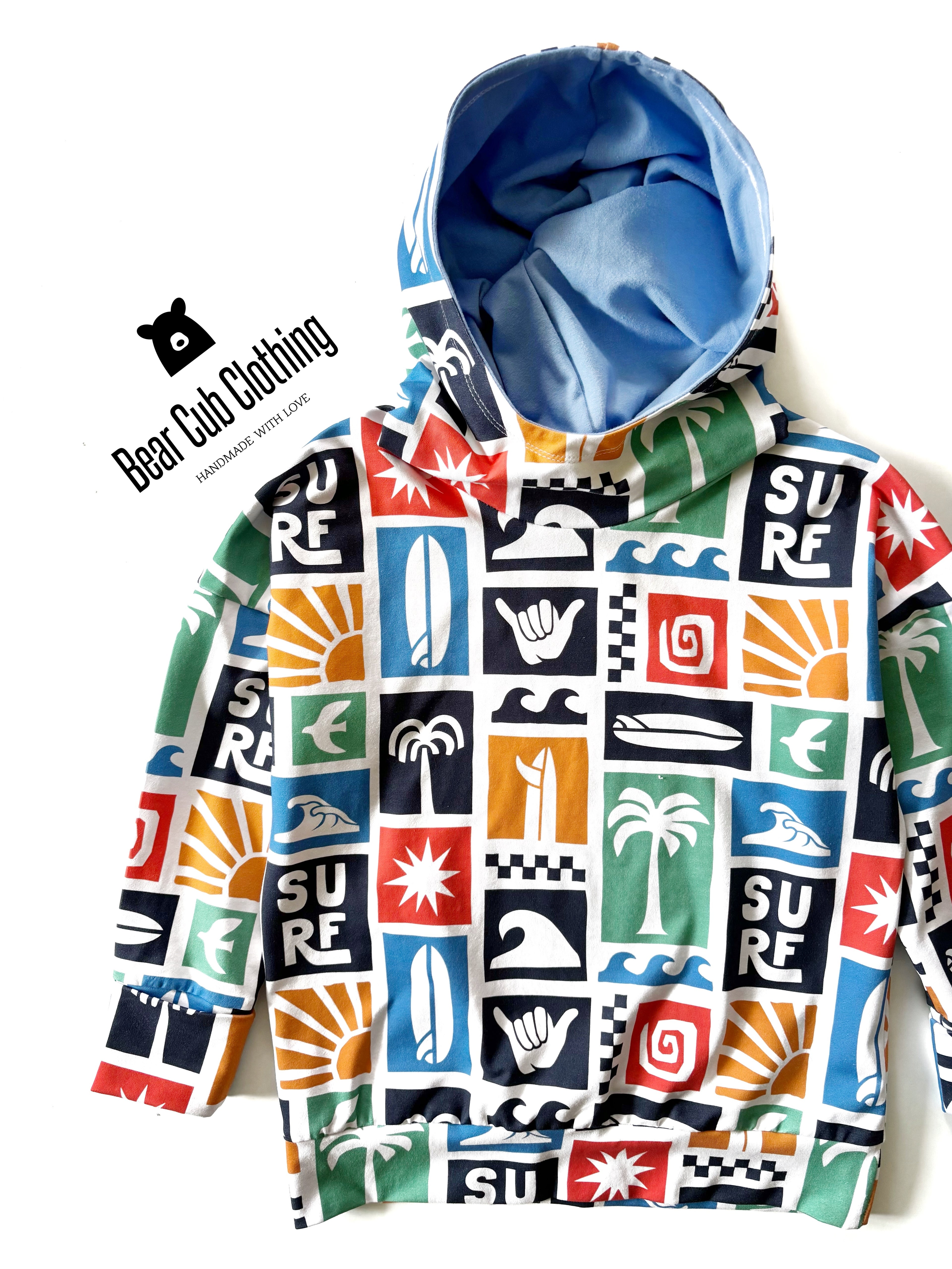 7-10 year Surf Hoodie