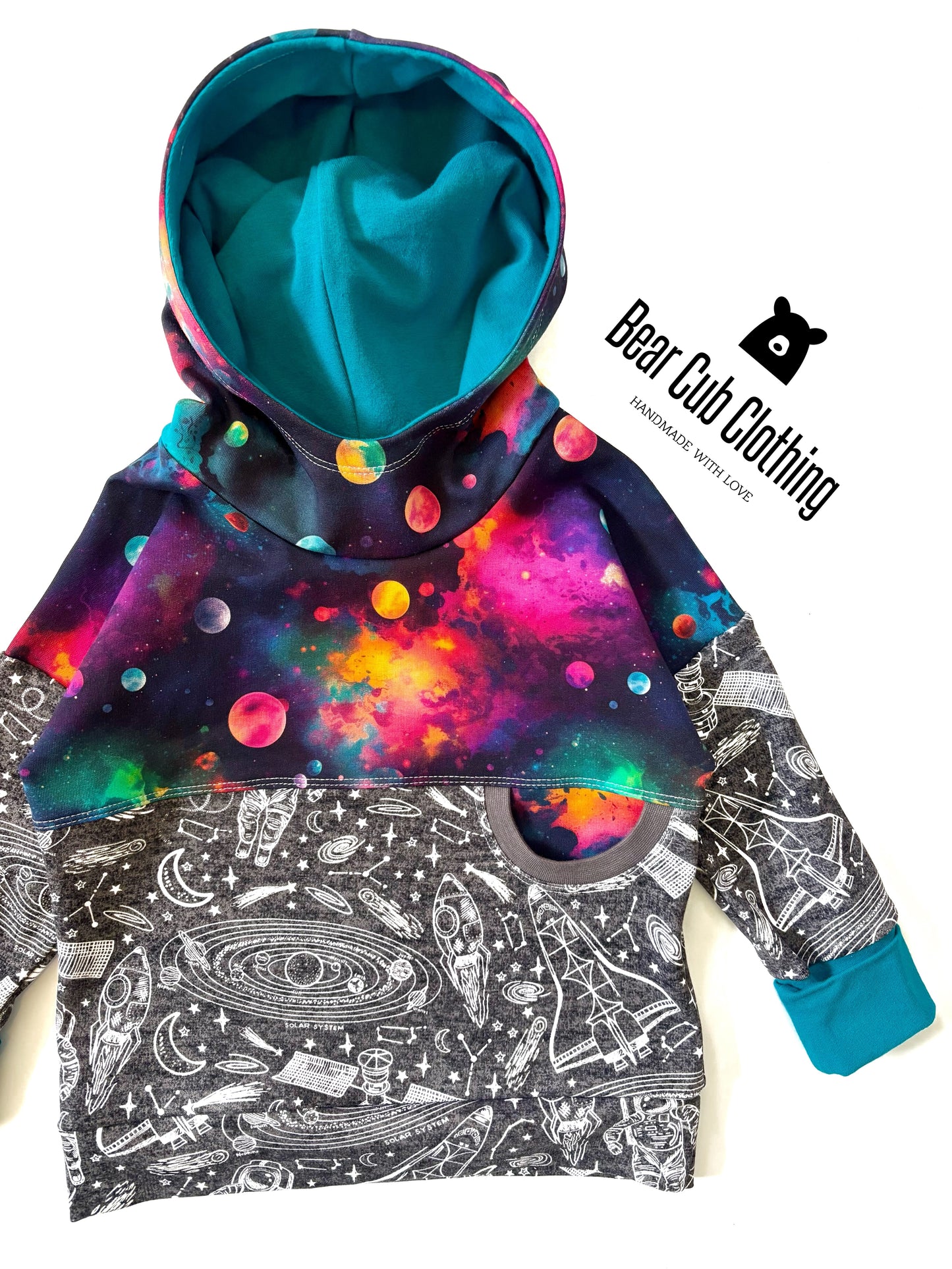 1-3 years Space Hoodie