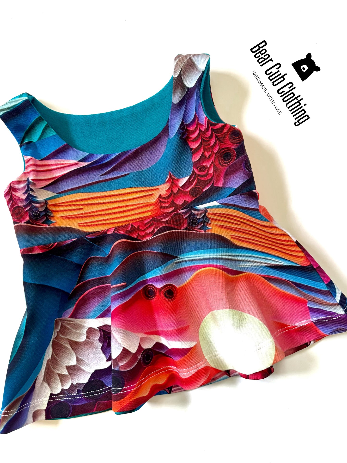 0-6 months Mountain Tunic Peplum