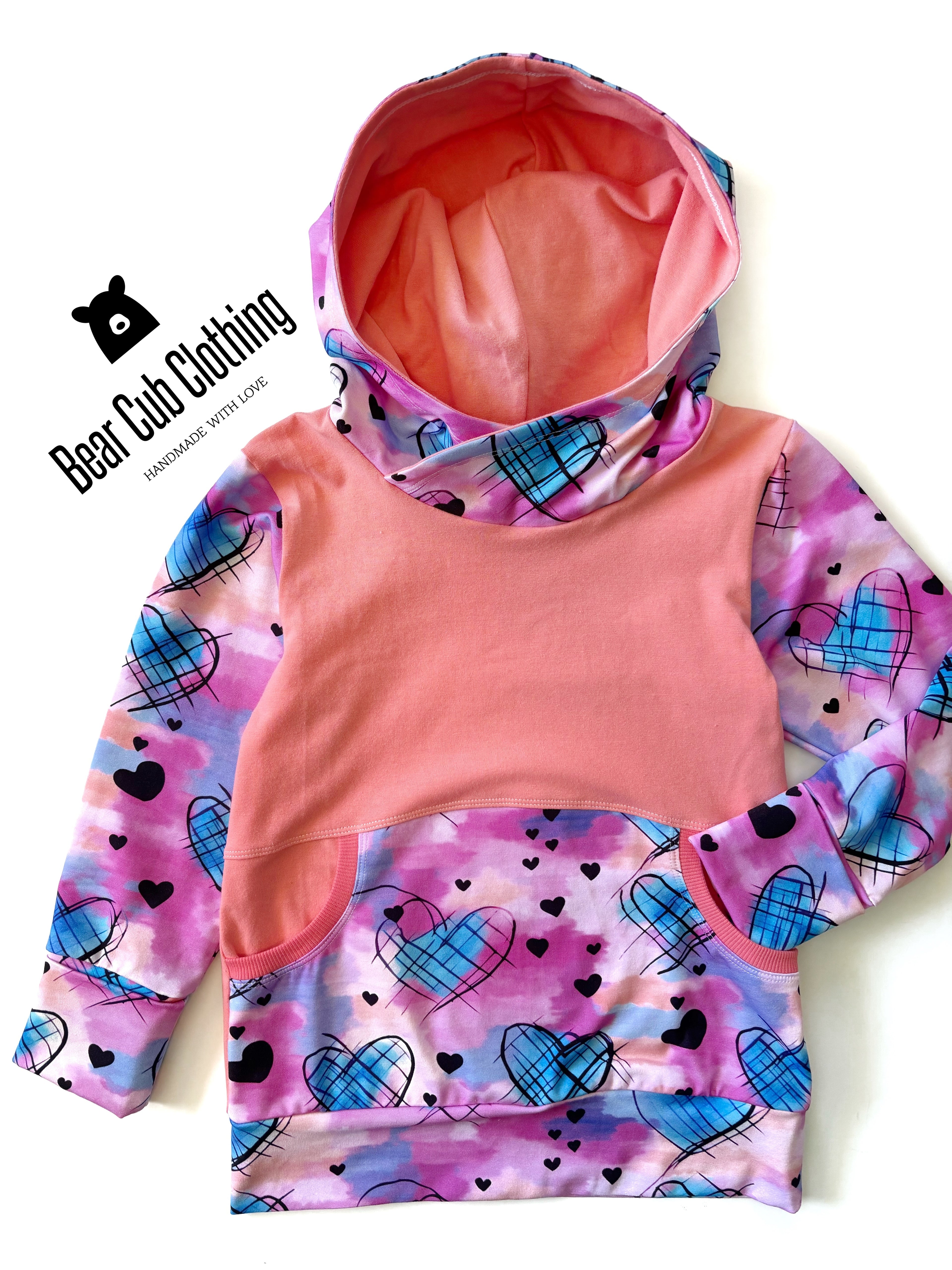 6-9y Heart Hoodie