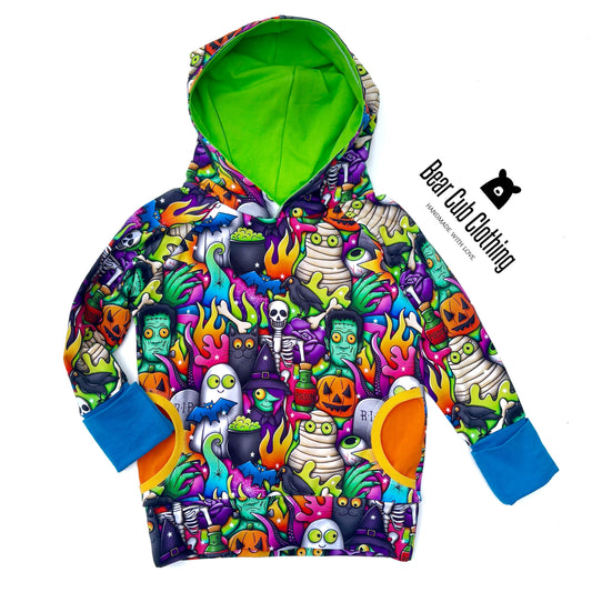 6-9 years Halloween Character Hoodie