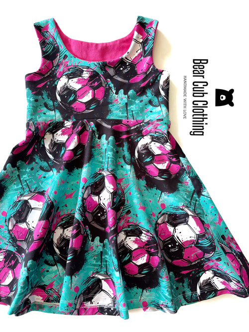 18 months-4 years Soccer Dress