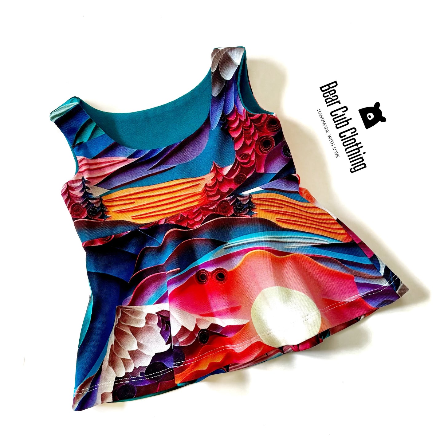 0-6 months Mountain Tunic Peplum