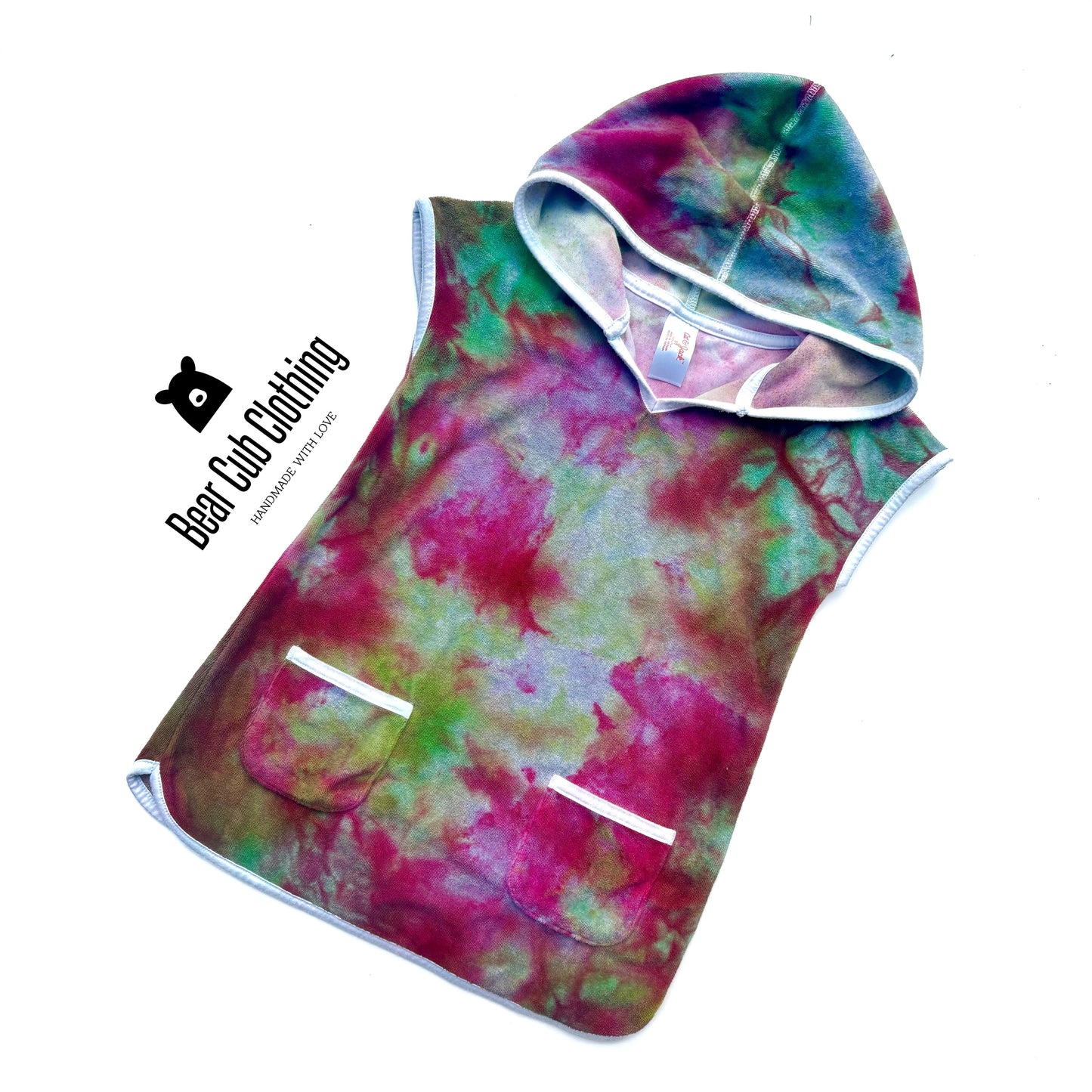 5t Panda Swimsuit and Ice Dyed Cover-up