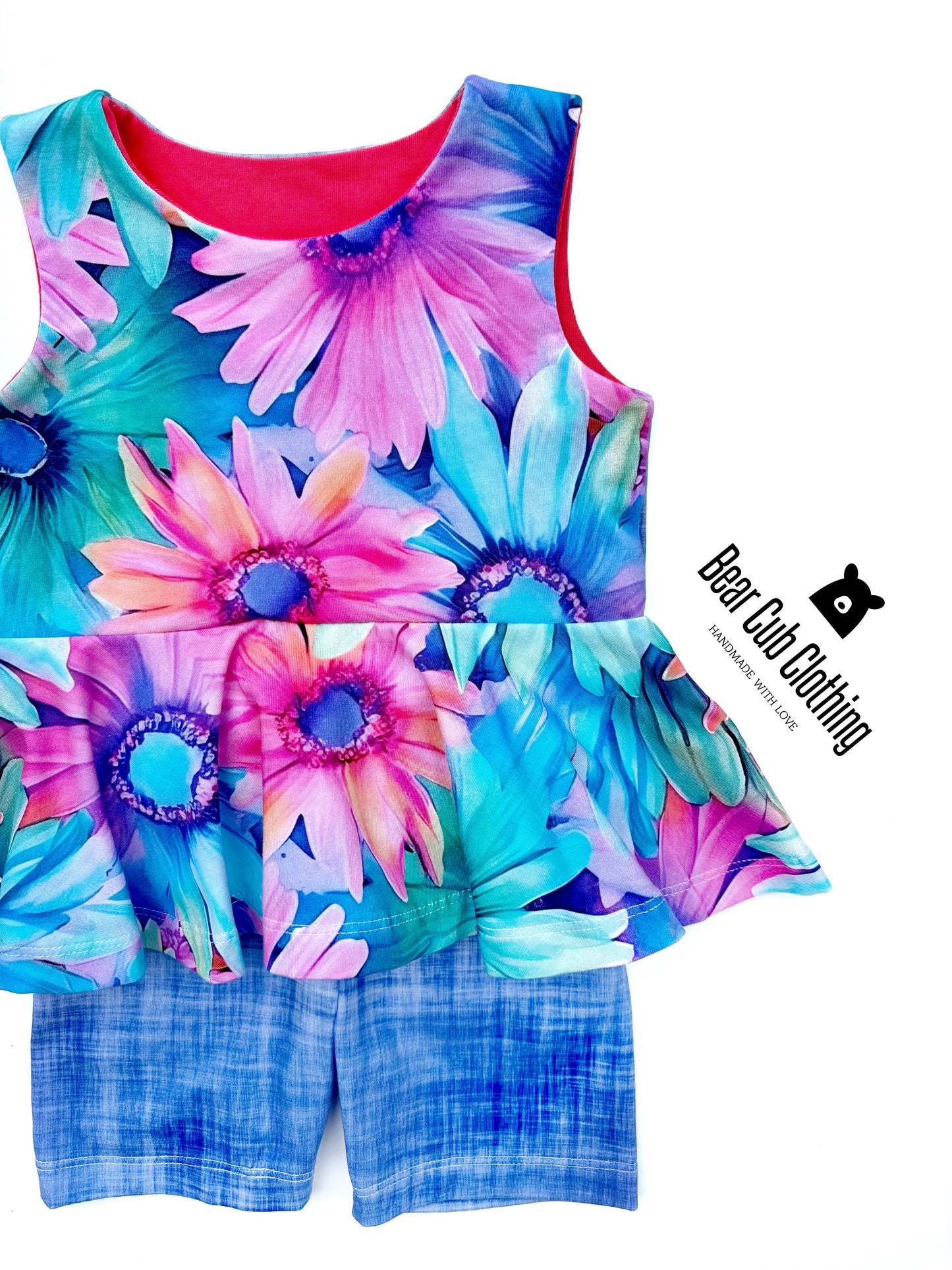 12 months Neon Floral Set