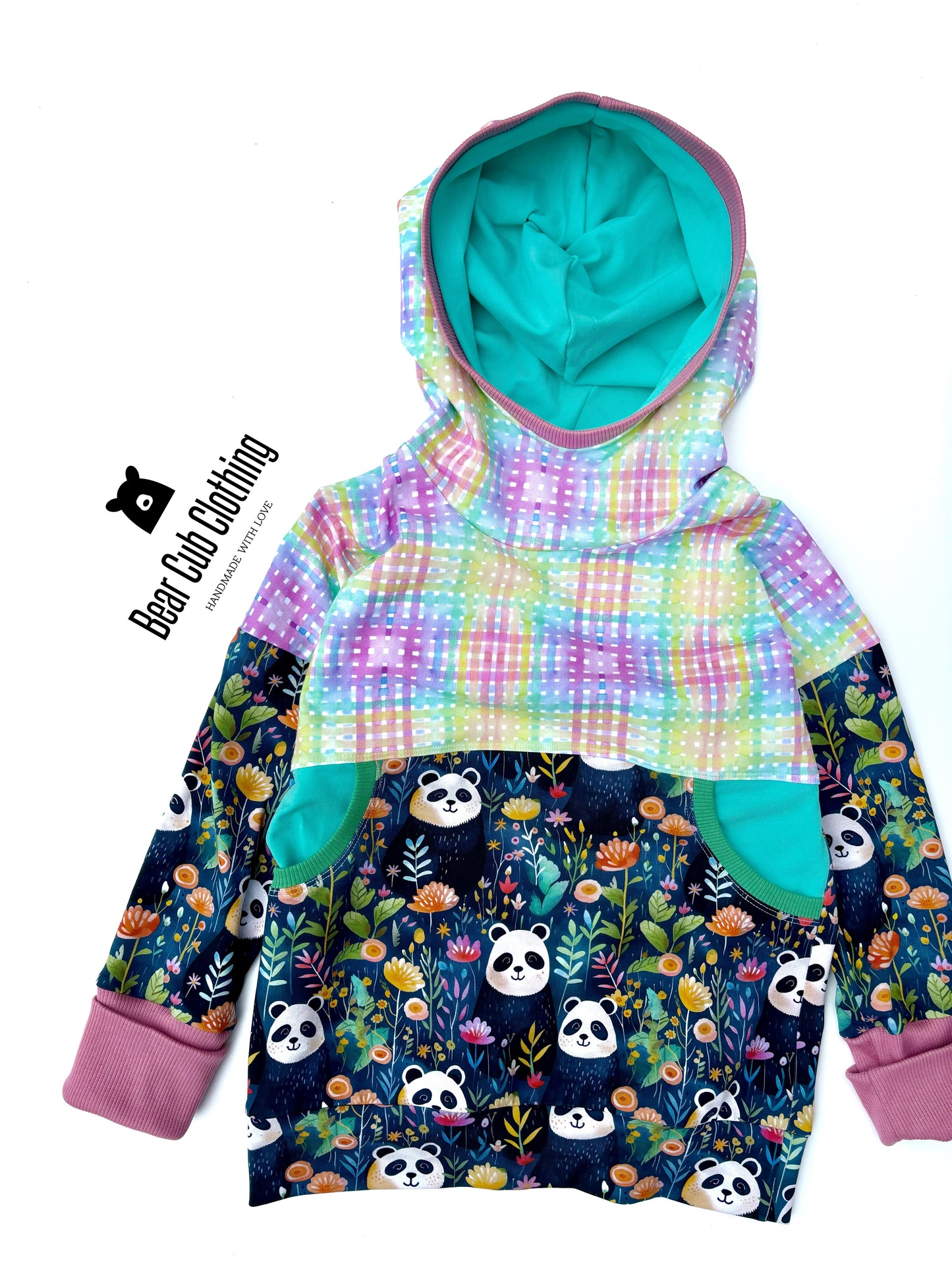 6-9 year Panda Hoodie